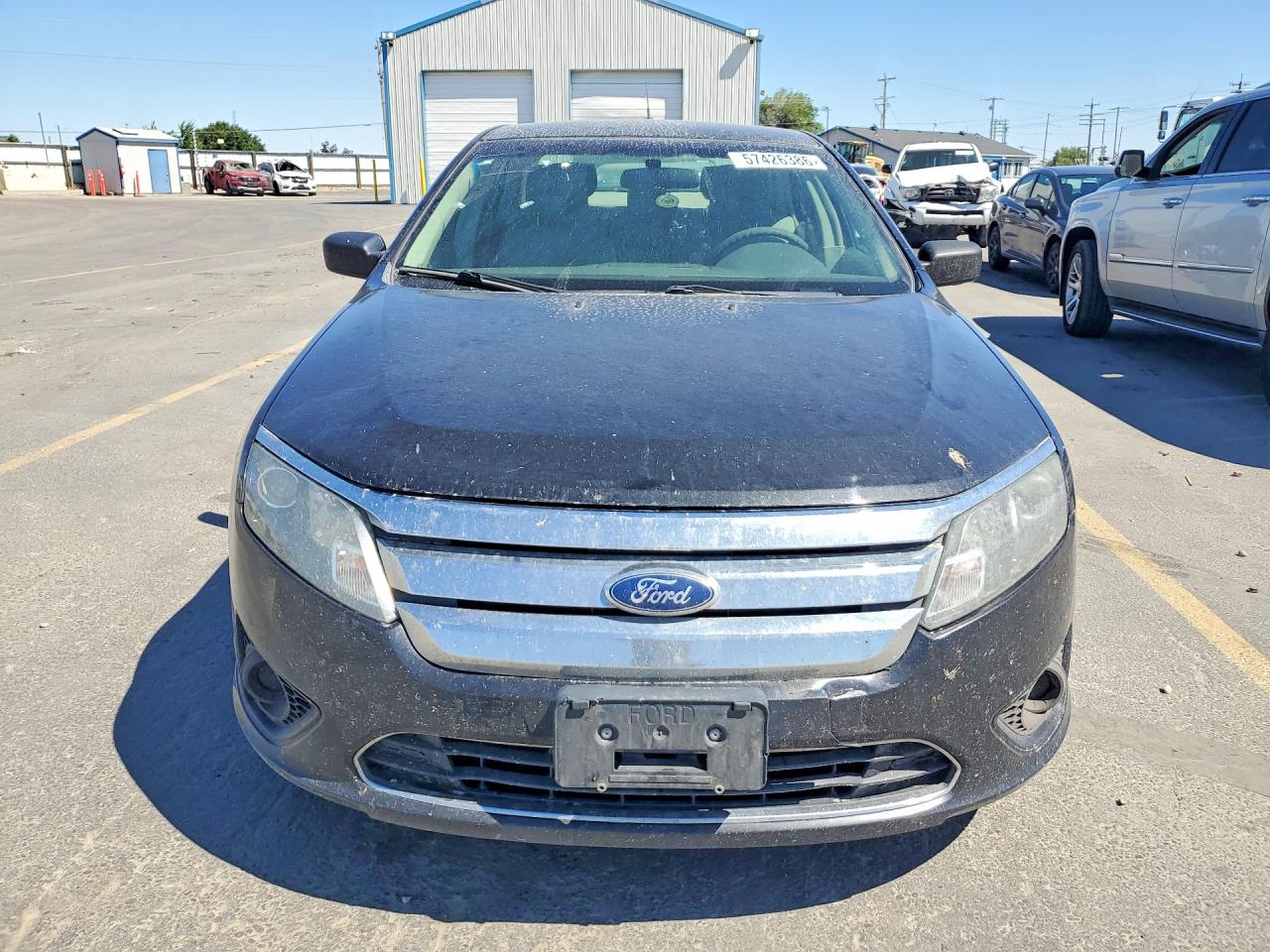 2012 Ford Fusion S Черный vin: 3FAHP0GA2CR269849