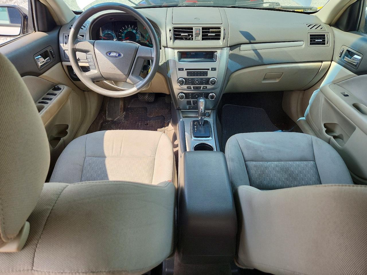 2010 Ford Fusion S Silver vin: 3FAHP0GA3AR208488