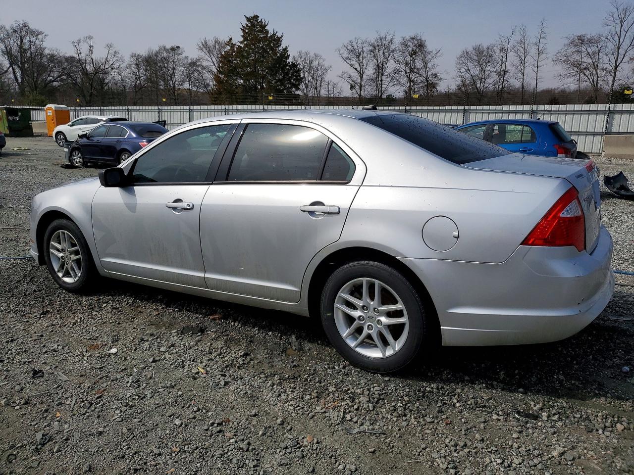 2012 Ford Fusion S Silver vin: 3FAHP0GA3CR117854