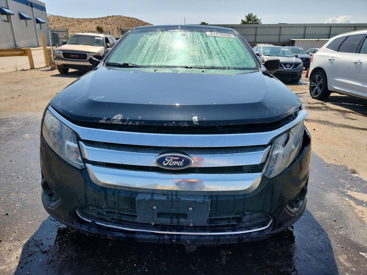 2012 Ford Fusion S Black vin: 3FAHP0GA3CR119278