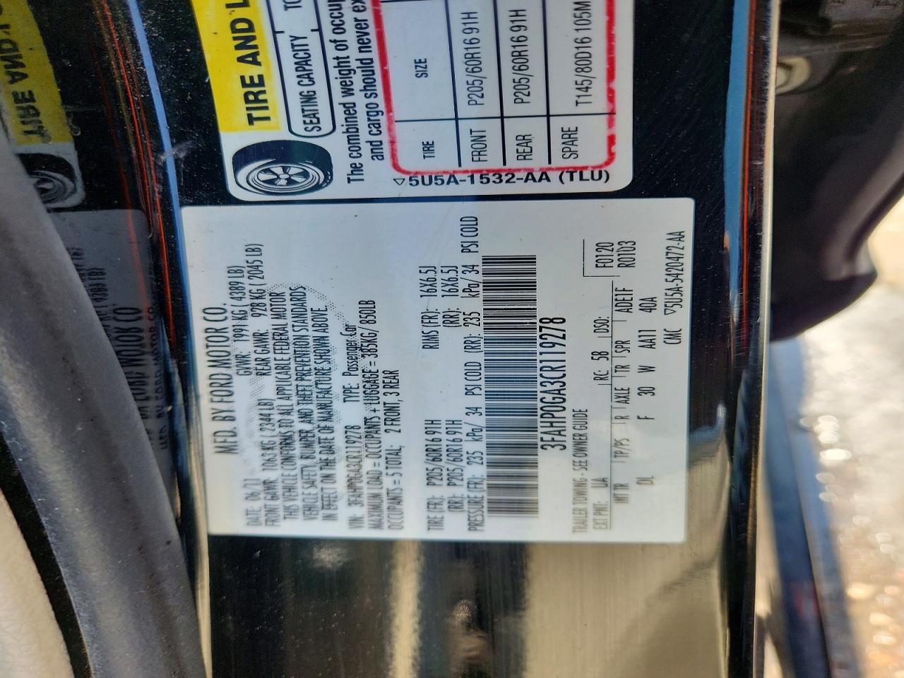 2012 Ford Fusion S Black vin: 3FAHP0GA3CR119278