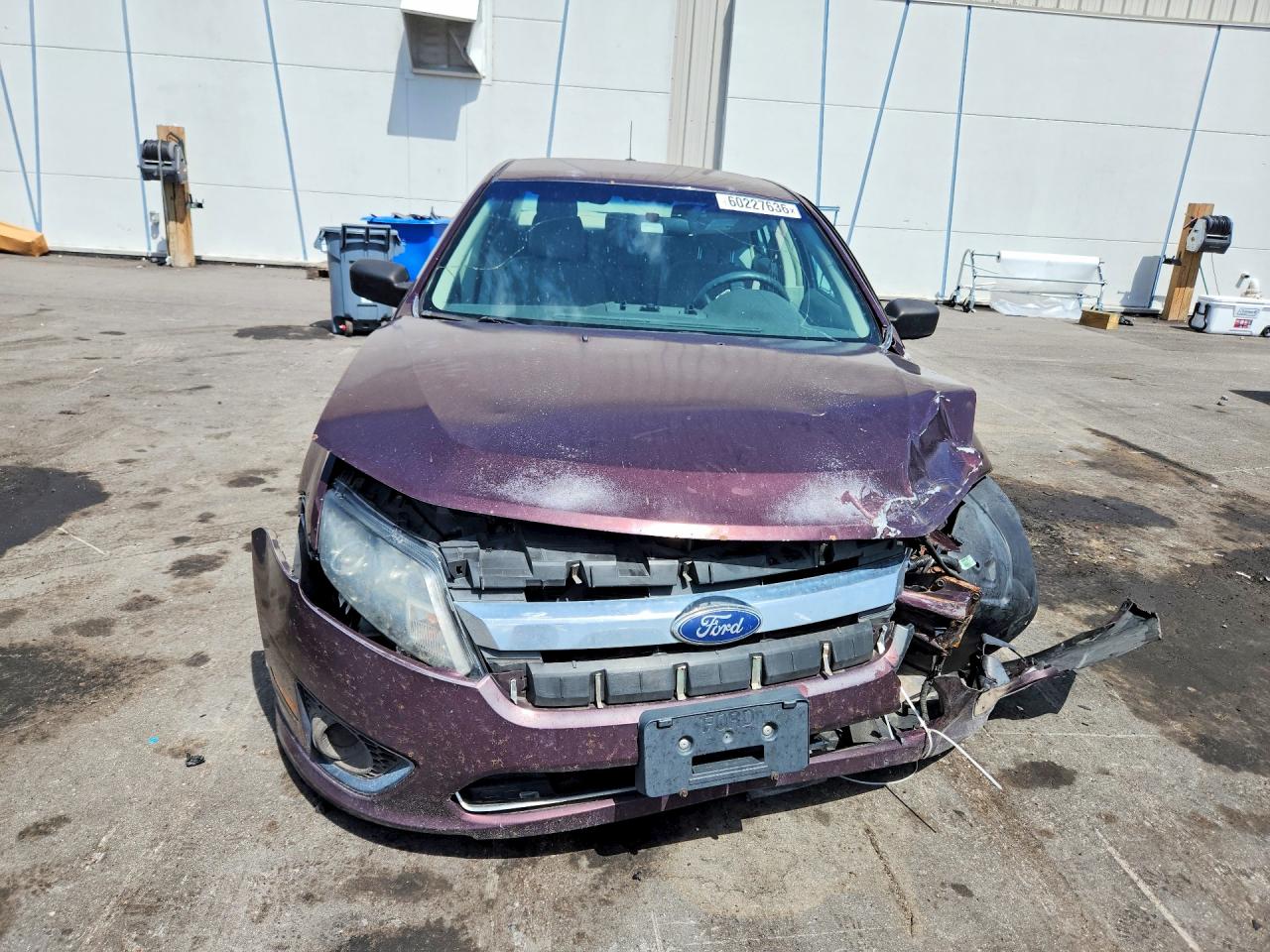 2011 Ford Fusion S Бордовый vin: 3FAHP0GA5BR230980