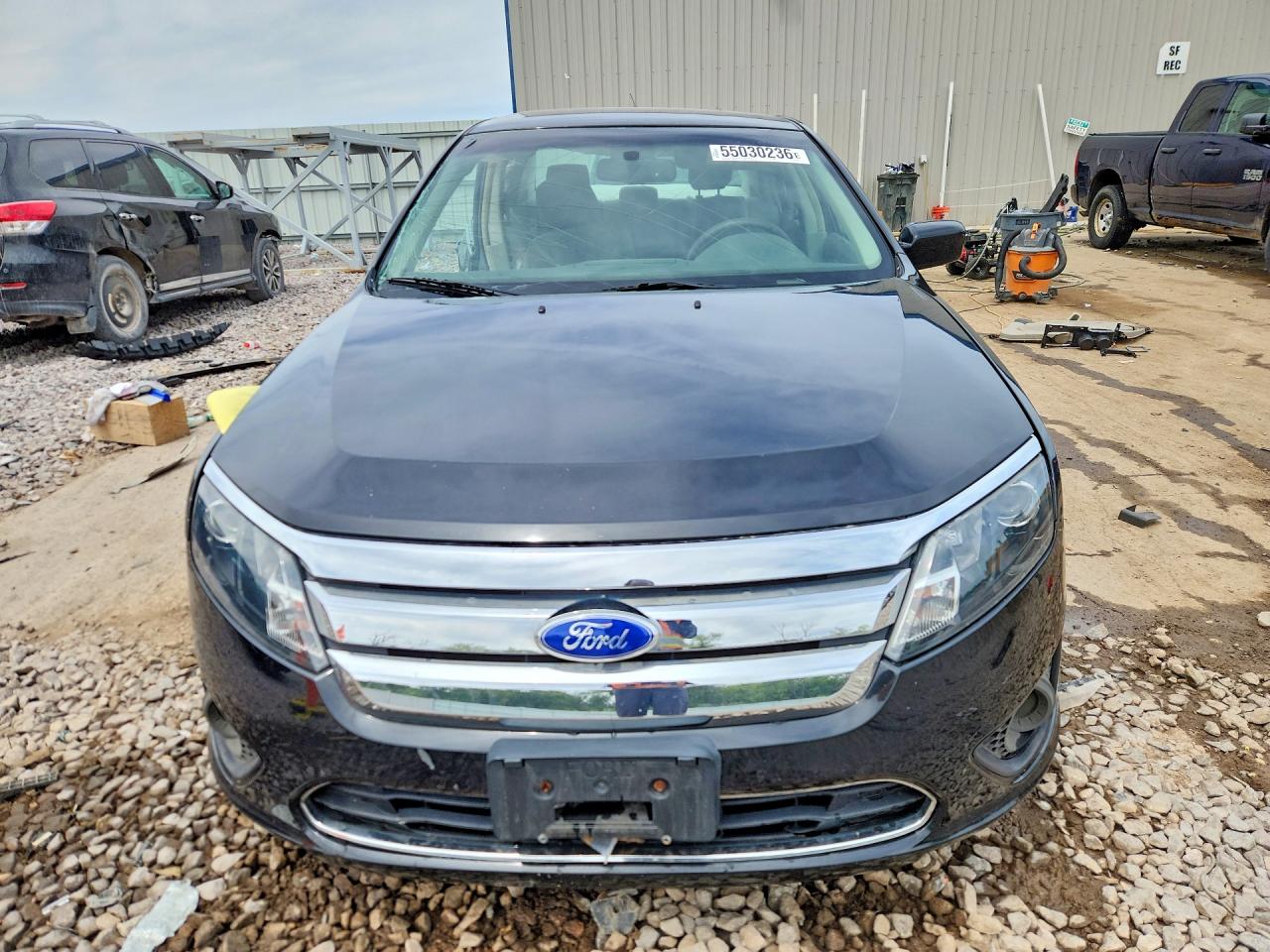 2011 Ford Fusion S Black vin: 3FAHP0GA5BR290550