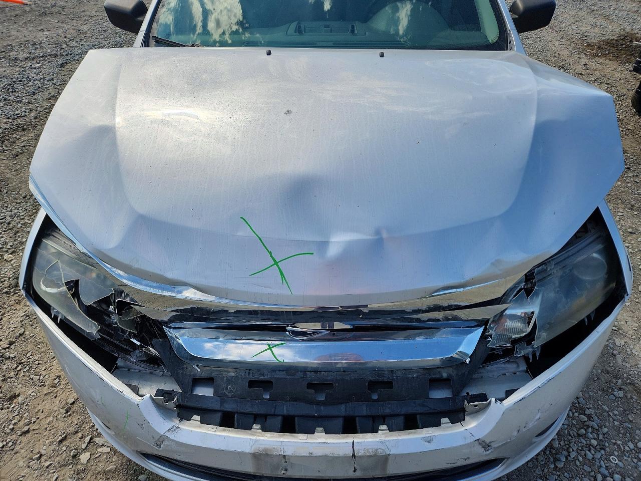 2011 Ford Fusion S Silver vin: 3FAHP0GA5BR321649