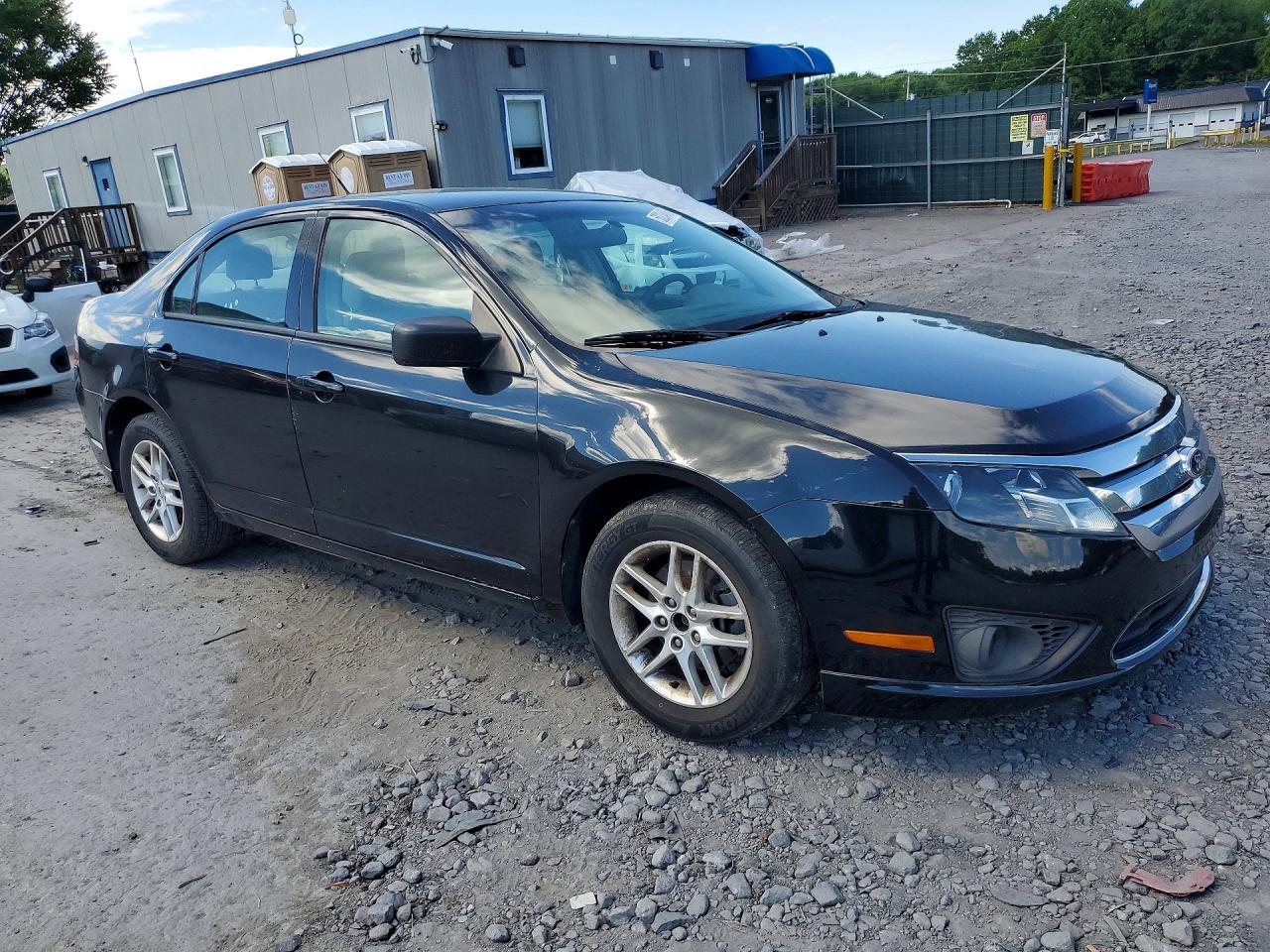 2012 Ford Fusion S Black vin: 3FAHP0GA5CR449889