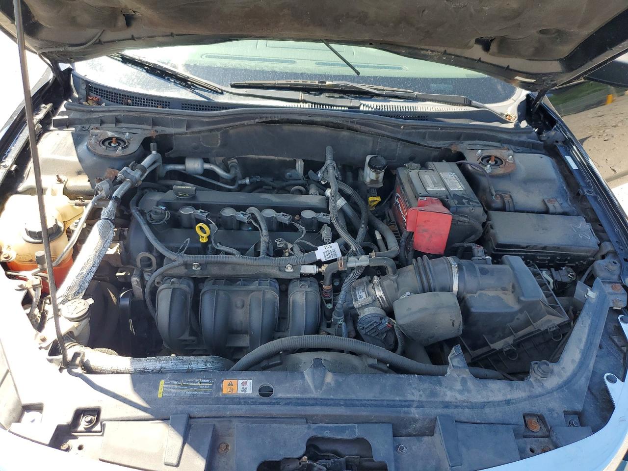 2012 Ford Fusion S Black vin: 3FAHP0GA5CR449889