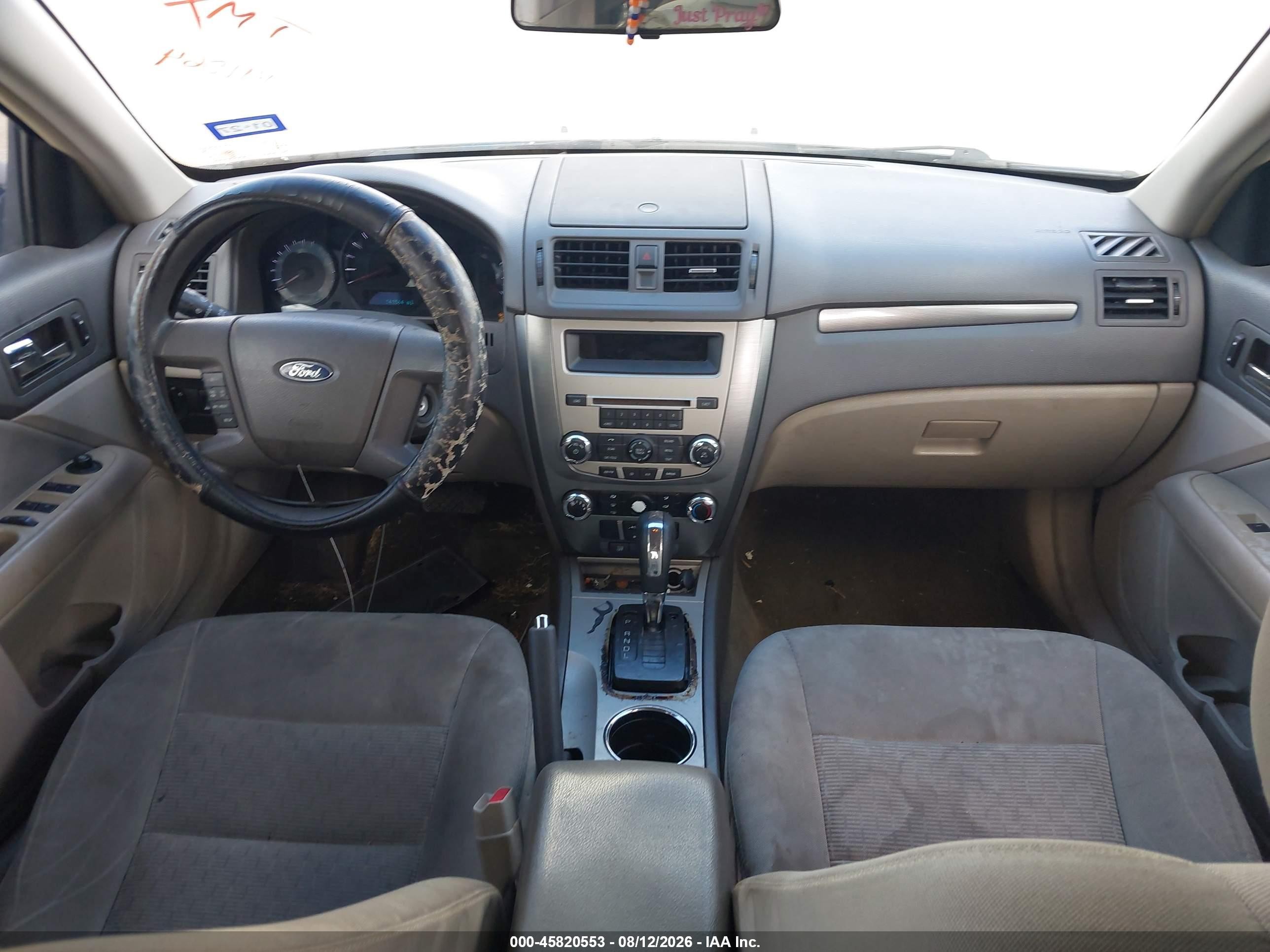 2012 Ford Fusion S Black vin: 3FAHP0GA5CR449892