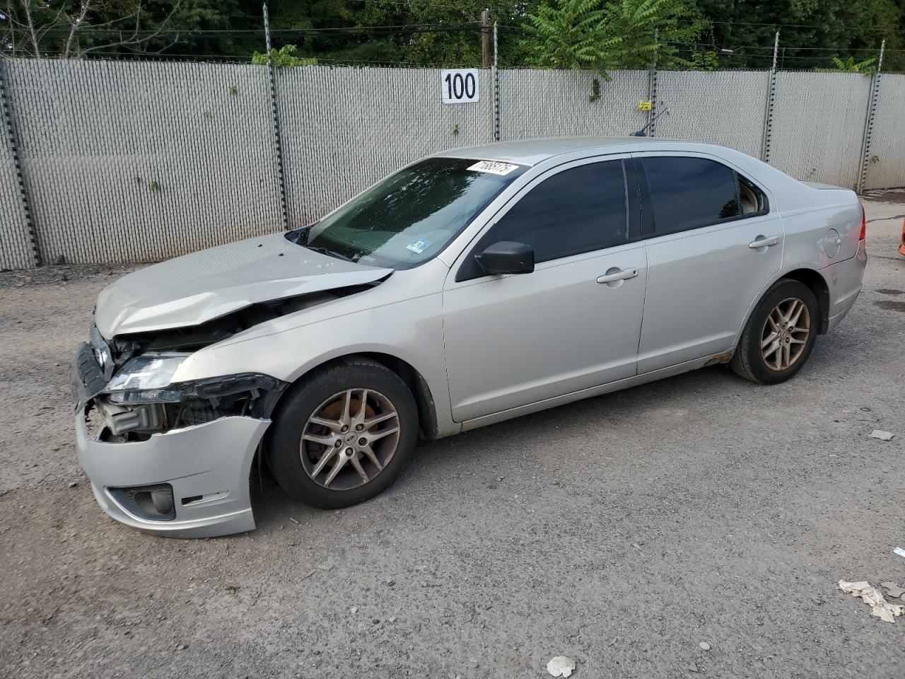 2010 Ford Fusion S Желто-коричневый vin: 3FAHP0GA6AR275134