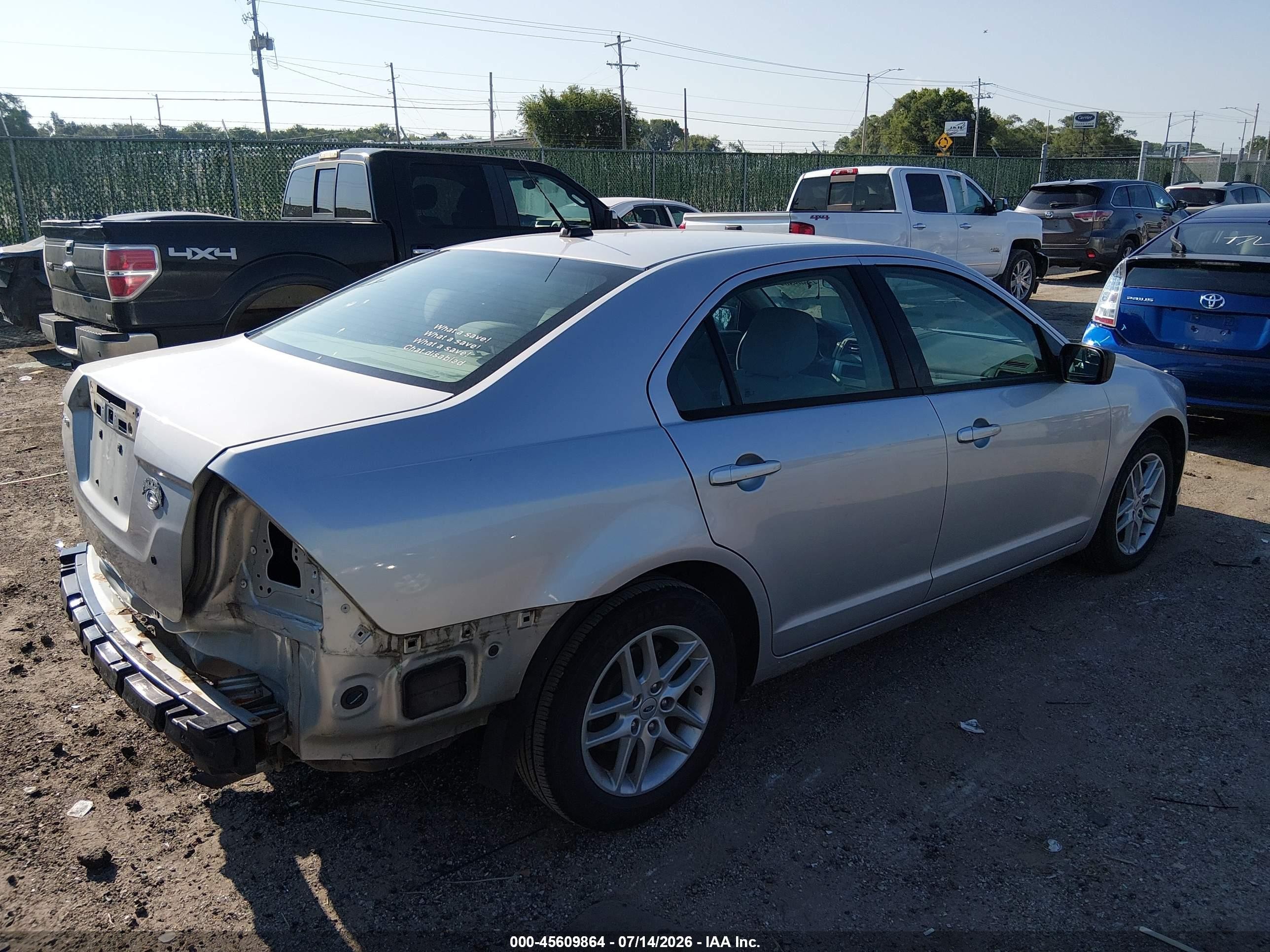 2012 Ford Fusion S Silver vin: 3FAHP0GA6CR193195