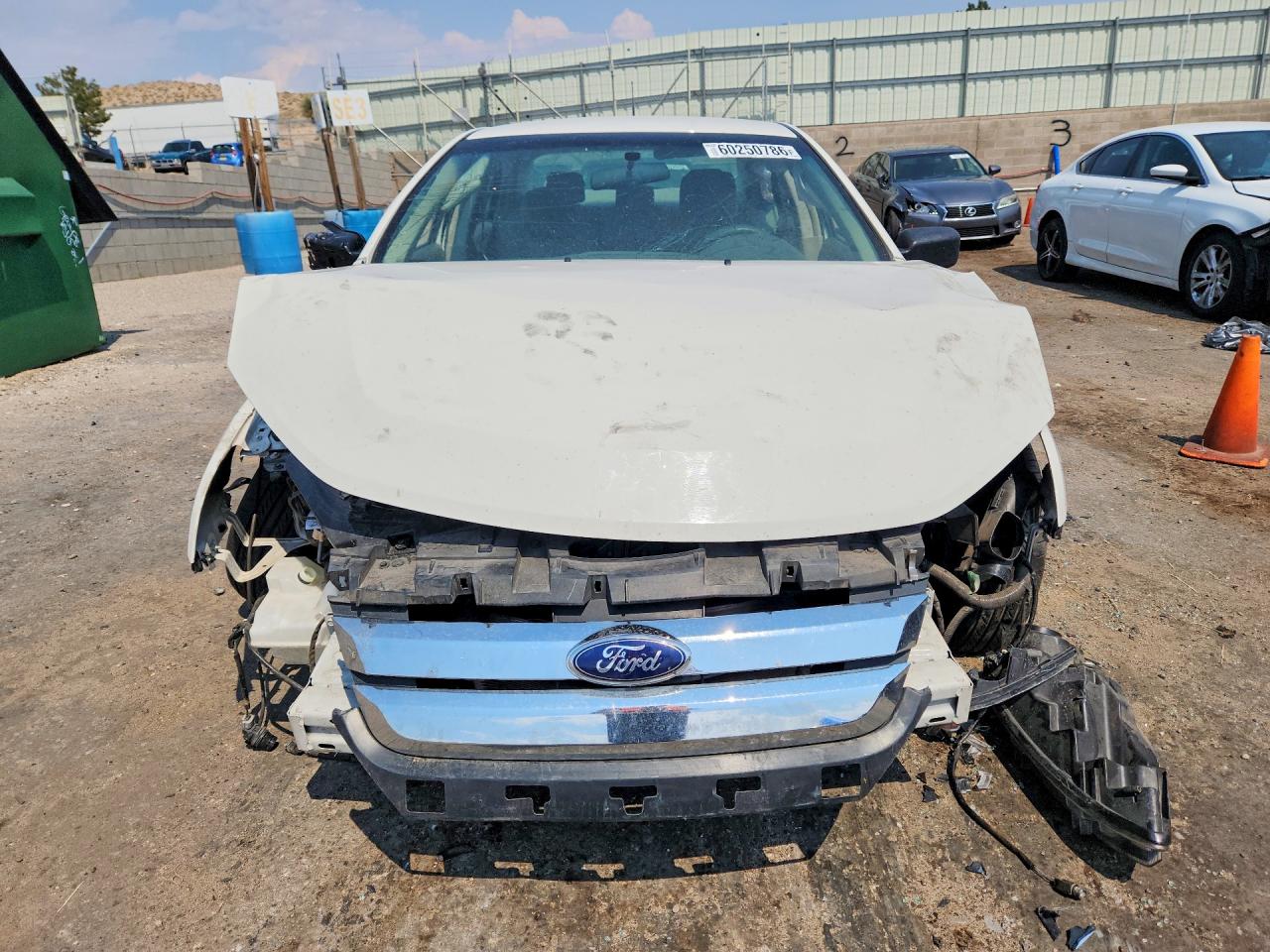 2012 Ford Fusion S White vin: 3FAHP0GA6CR310239