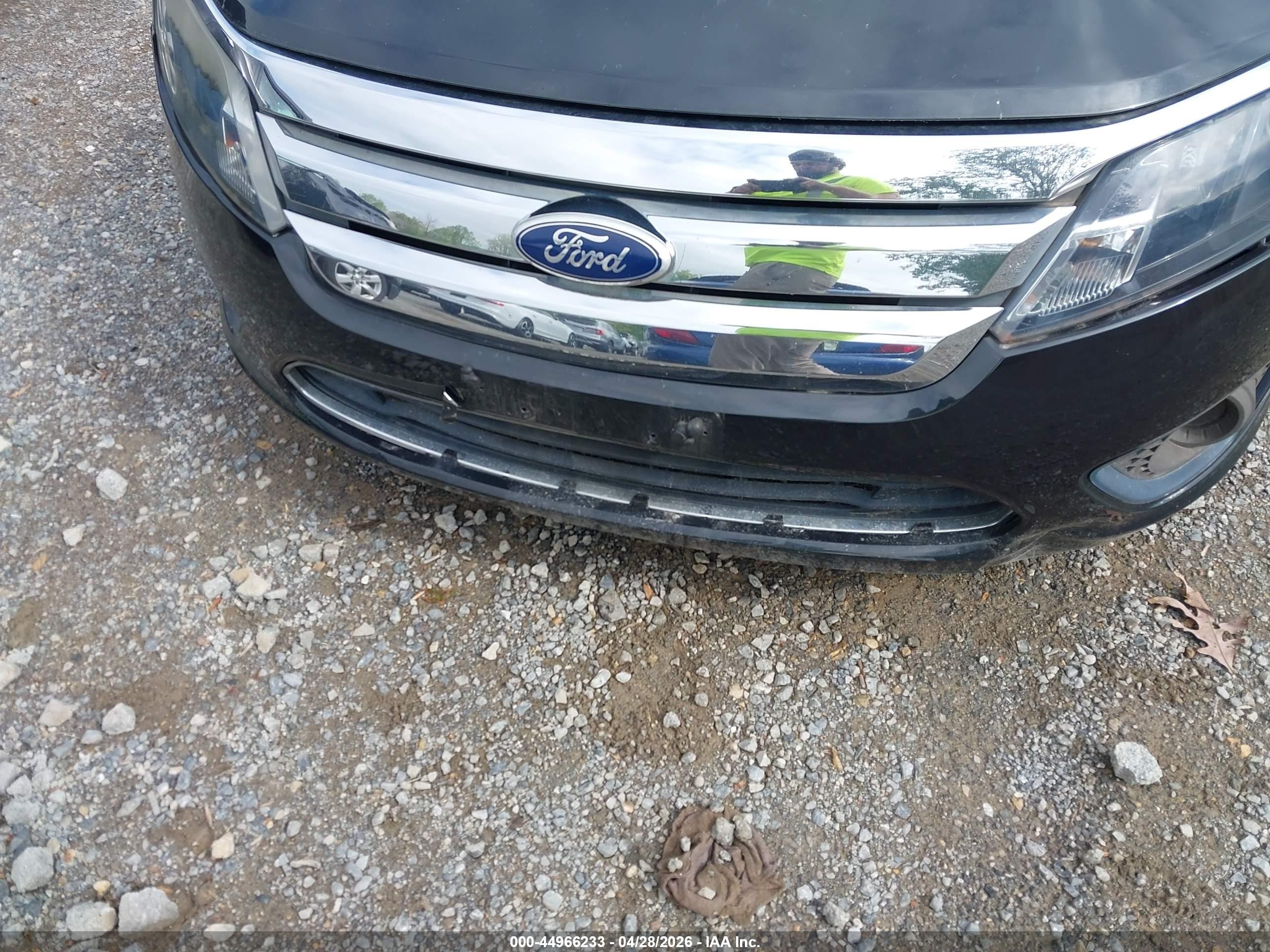 2010 Ford Fusion S Black vin: 3FAHP0GA7AR364971