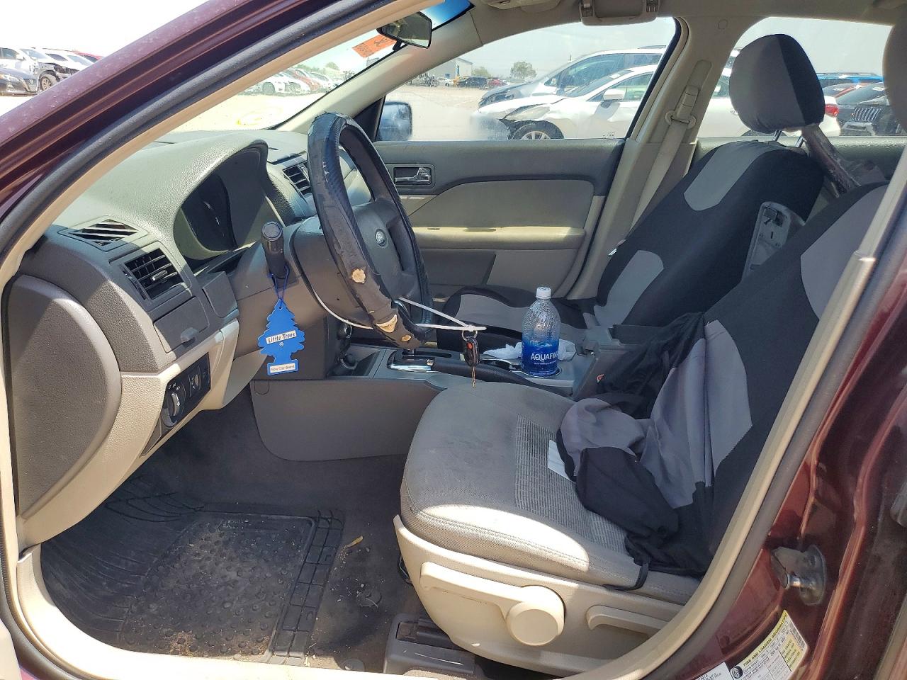 2012 Ford Fusion S Burgundy vin: 3FAHP0GA7CR327650
