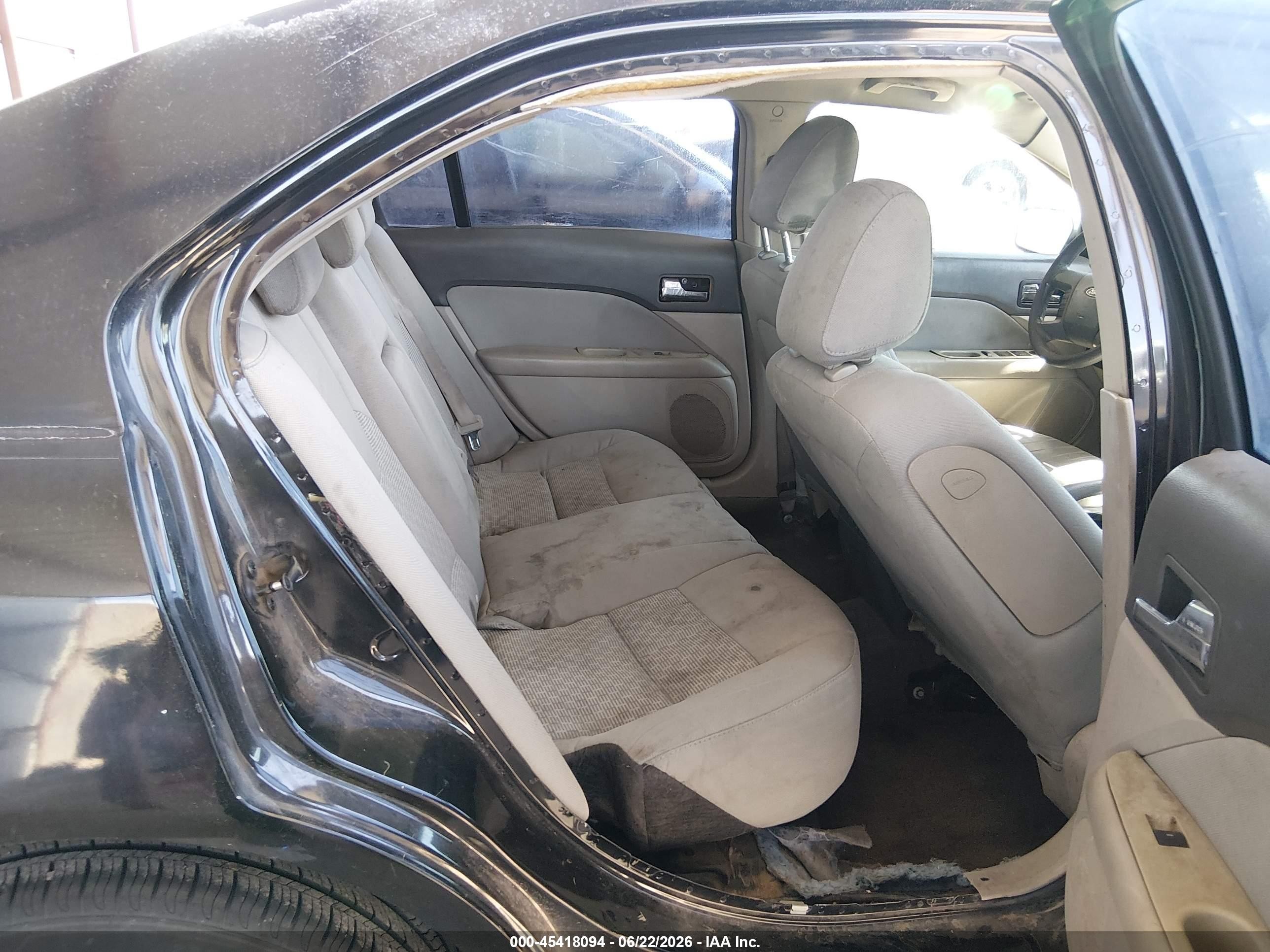 2010 Ford Fusion S Black vin: 3FAHP0GA8AR375851