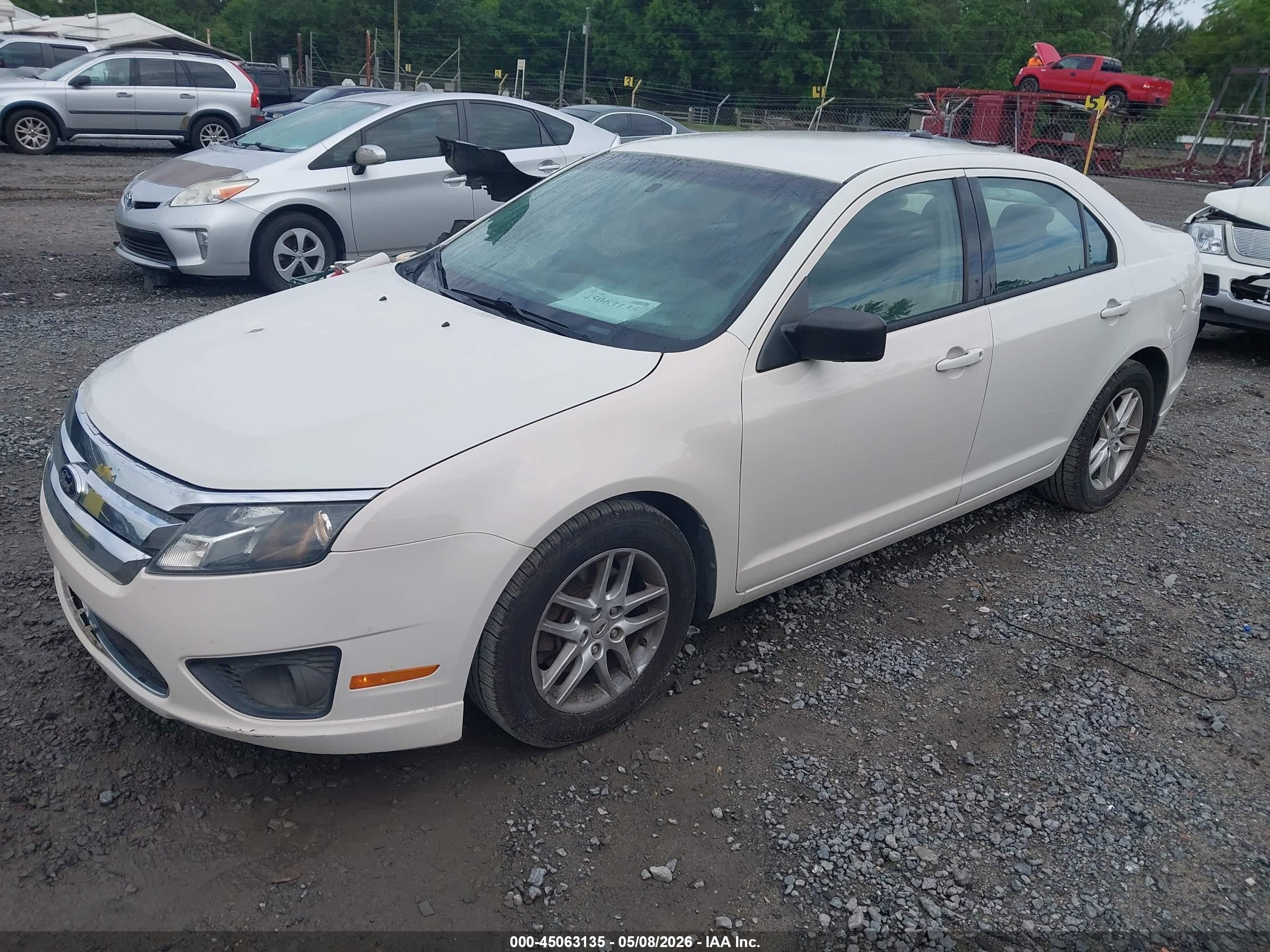 2010 Ford Fusion S Gray vin: 3FAHP0GA8AR414275