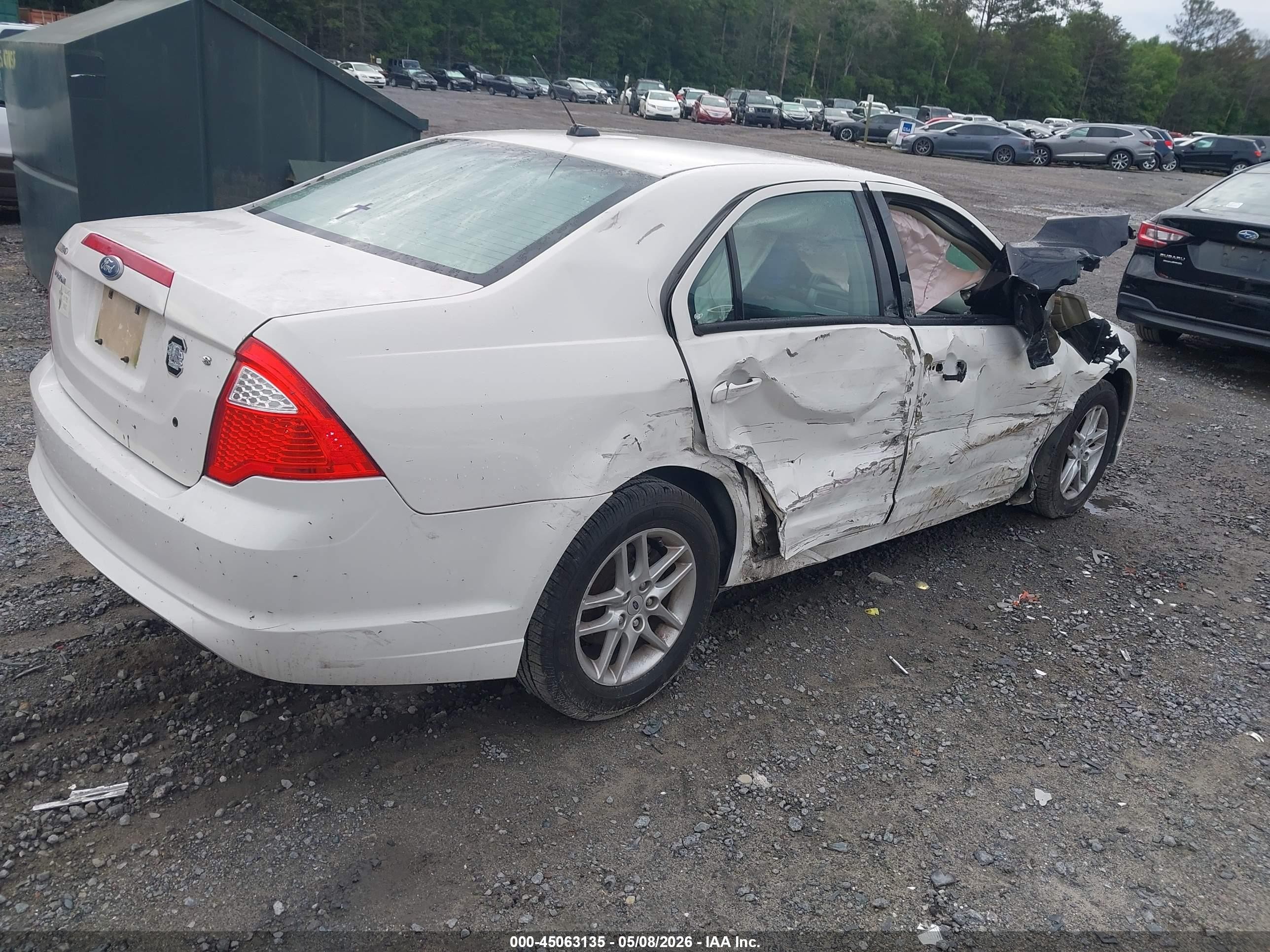 2010 Ford Fusion S Gray vin: 3FAHP0GA8AR414275