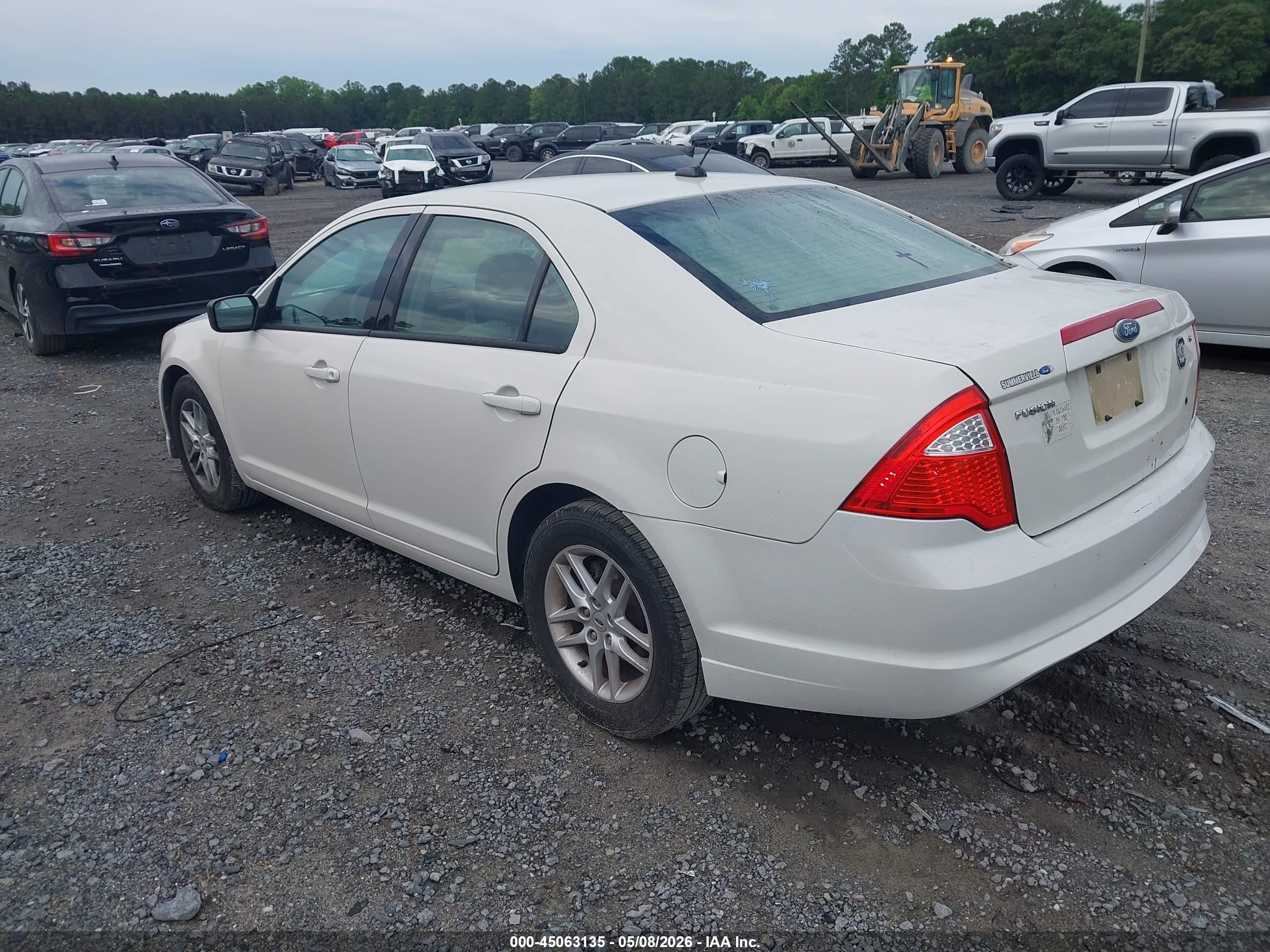 2010 Ford Fusion S Gray vin: 3FAHP0GA8AR414275