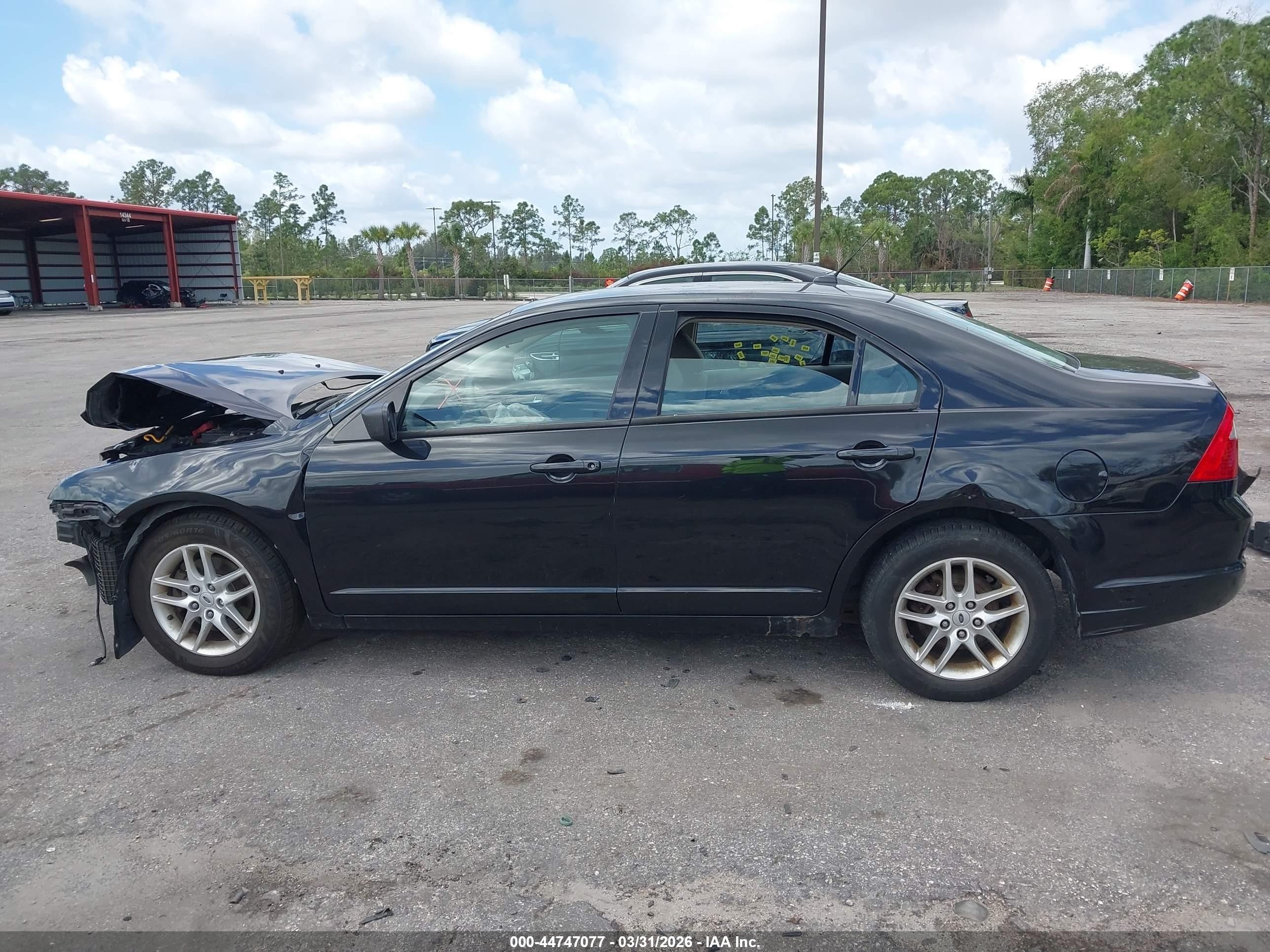 2011 Ford Fusion S Black vin: 3FAHP0GA8BR302027