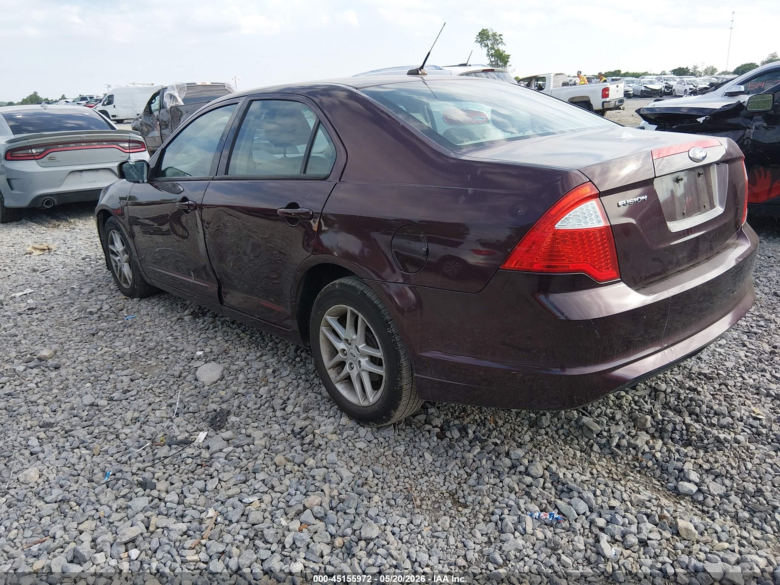 2012 Ford Fusion S Фиолетовый vin: 3FAHP0GA8CR239027