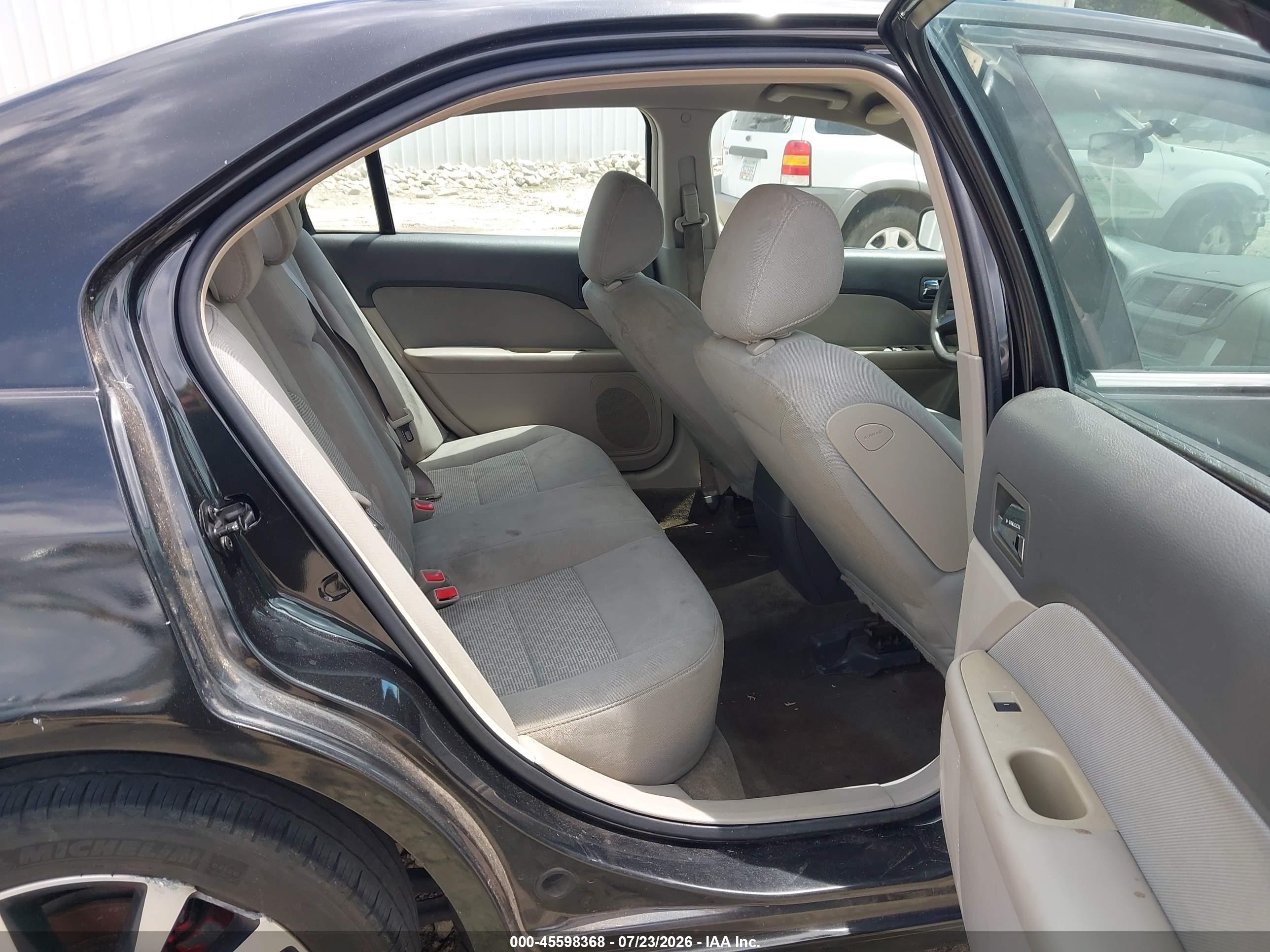 2010 Ford Fusion S Black vin: 3FAHP0GA9AR420585