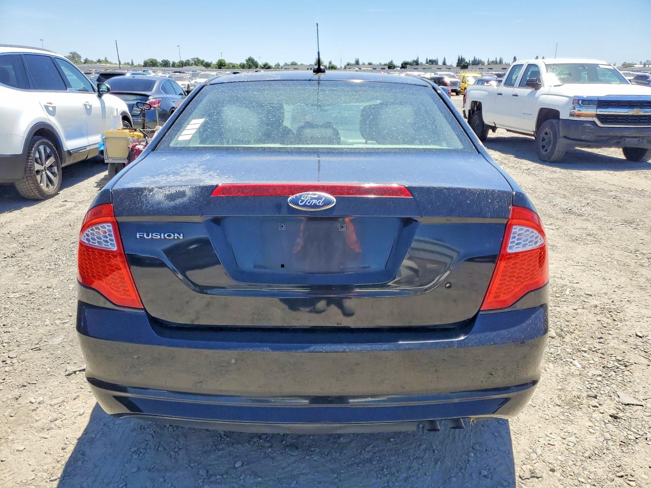 2012 Ford Fusion S Black vin: 3FAHP0GAXCR138037