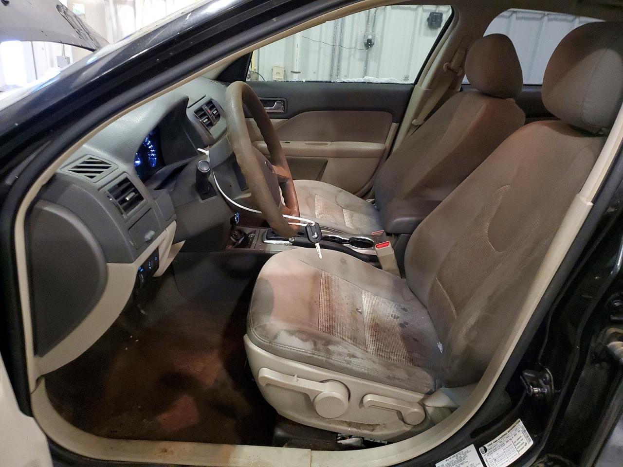 2012 Ford Fusion S Black vin: 3FAHP0GAXCR353529