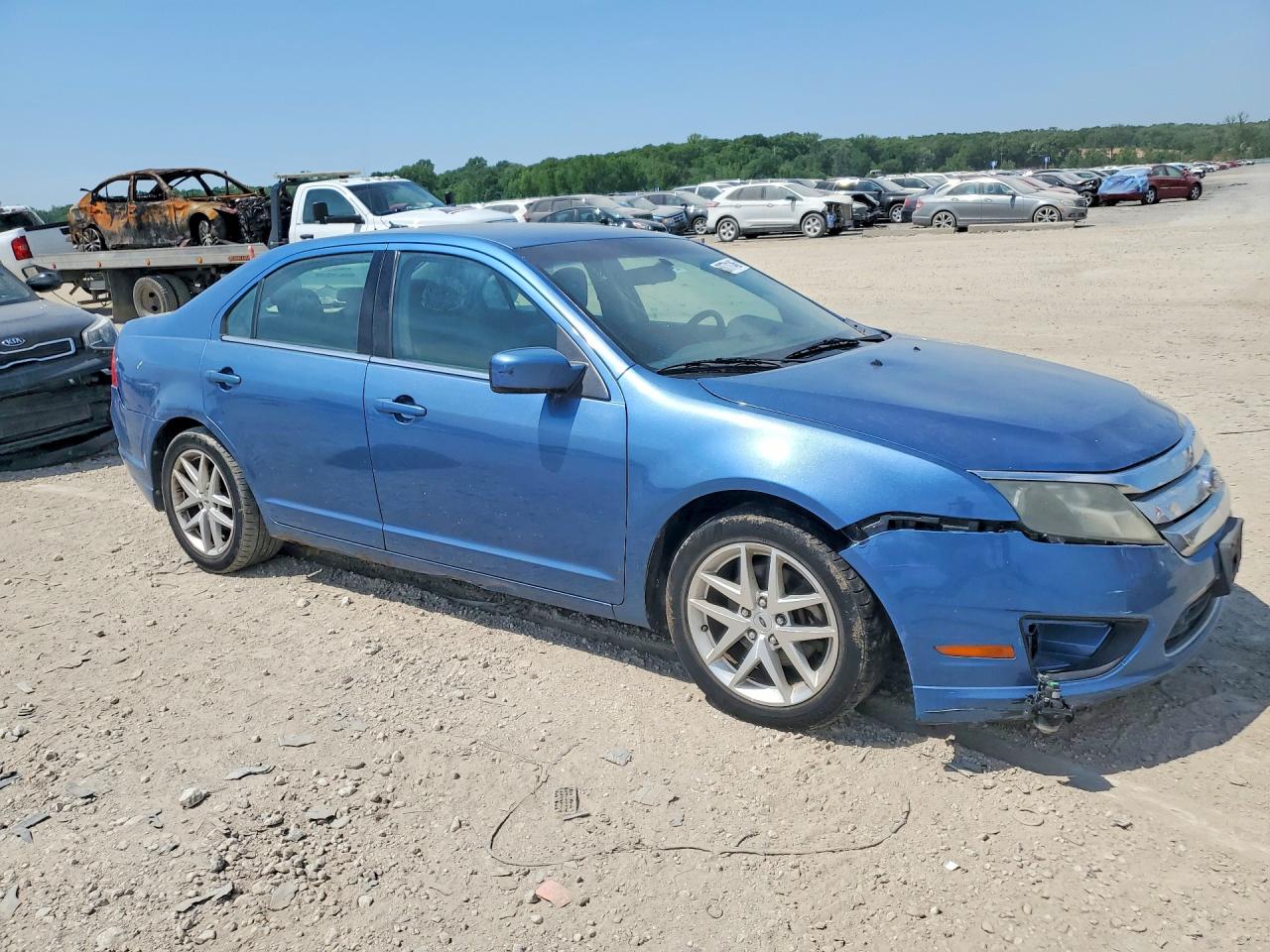 2010 Ford Fusion Se Blue vin: 3FAHP0HA0AR128225