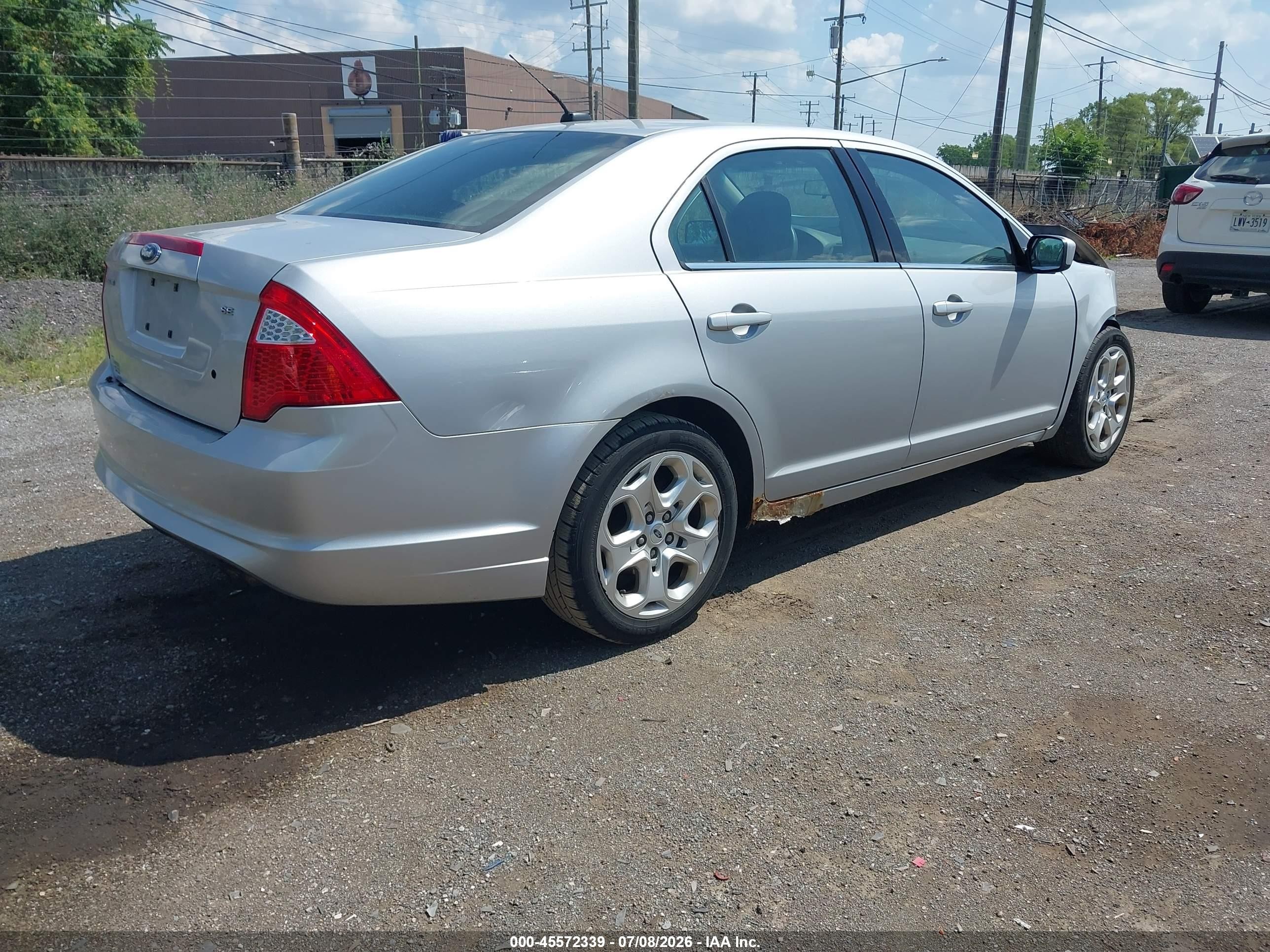 2010 Ford Fusion Se Серебряный vin: 3FAHP0HA0AR136387