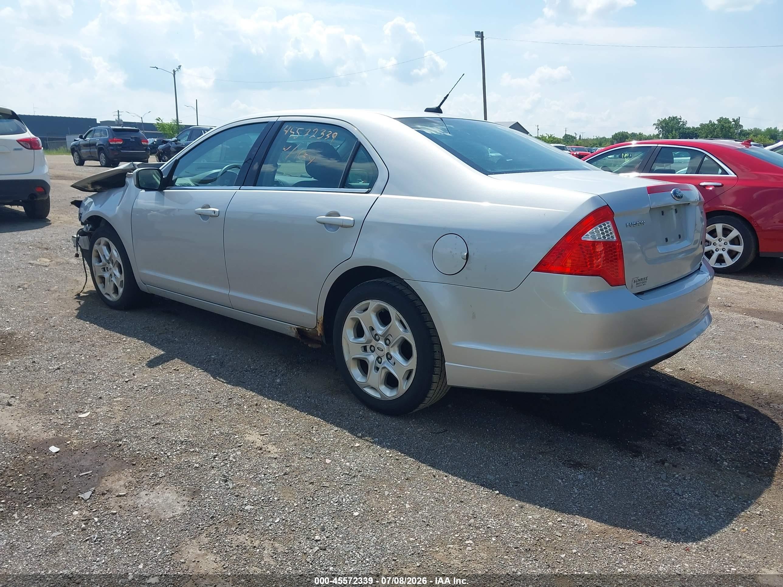 2010 Ford Fusion Se Серебряный vin: 3FAHP0HA0AR136387