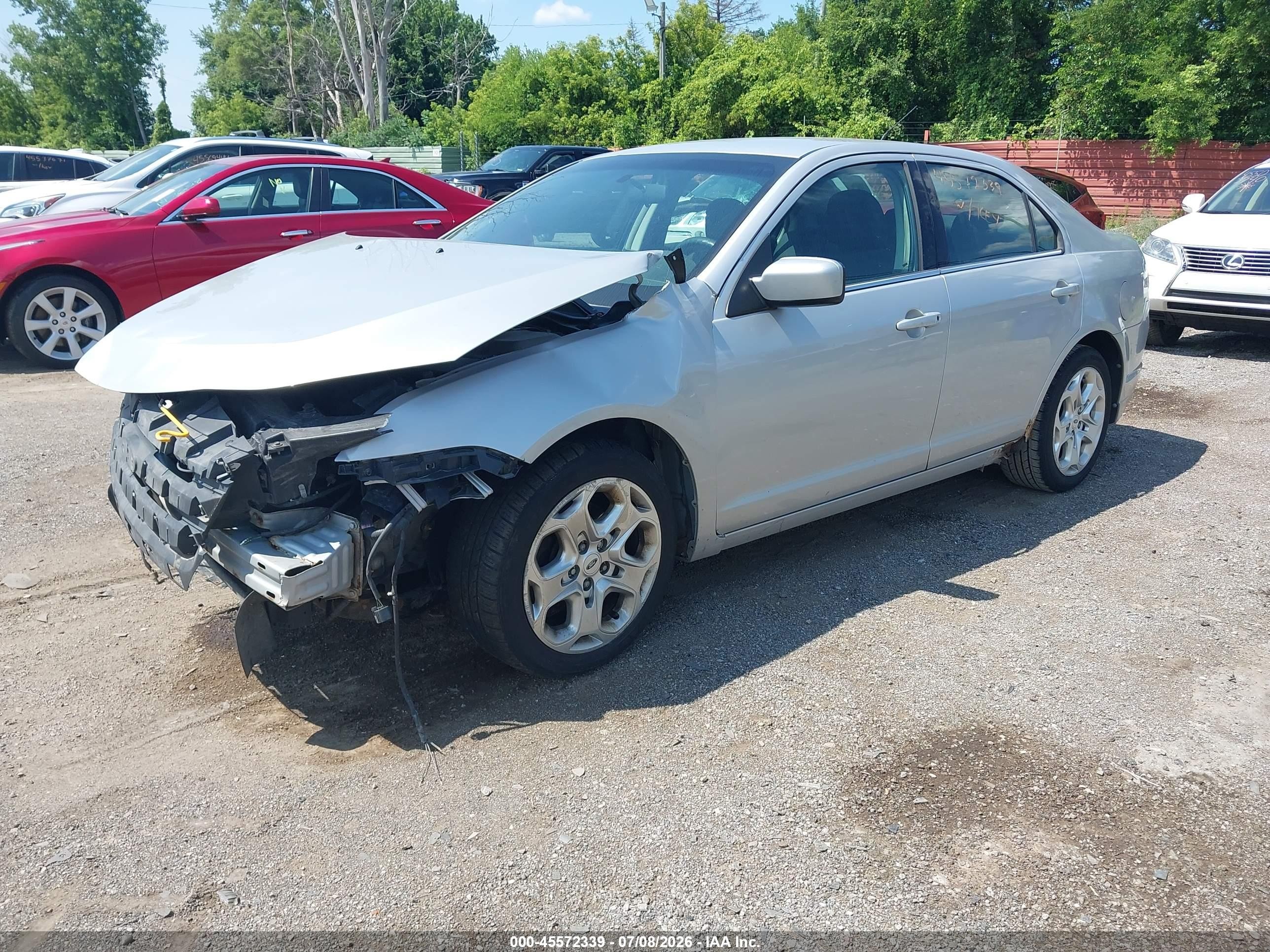 2010 Ford Fusion Se Серебряный vin: 3FAHP0HA0AR136387