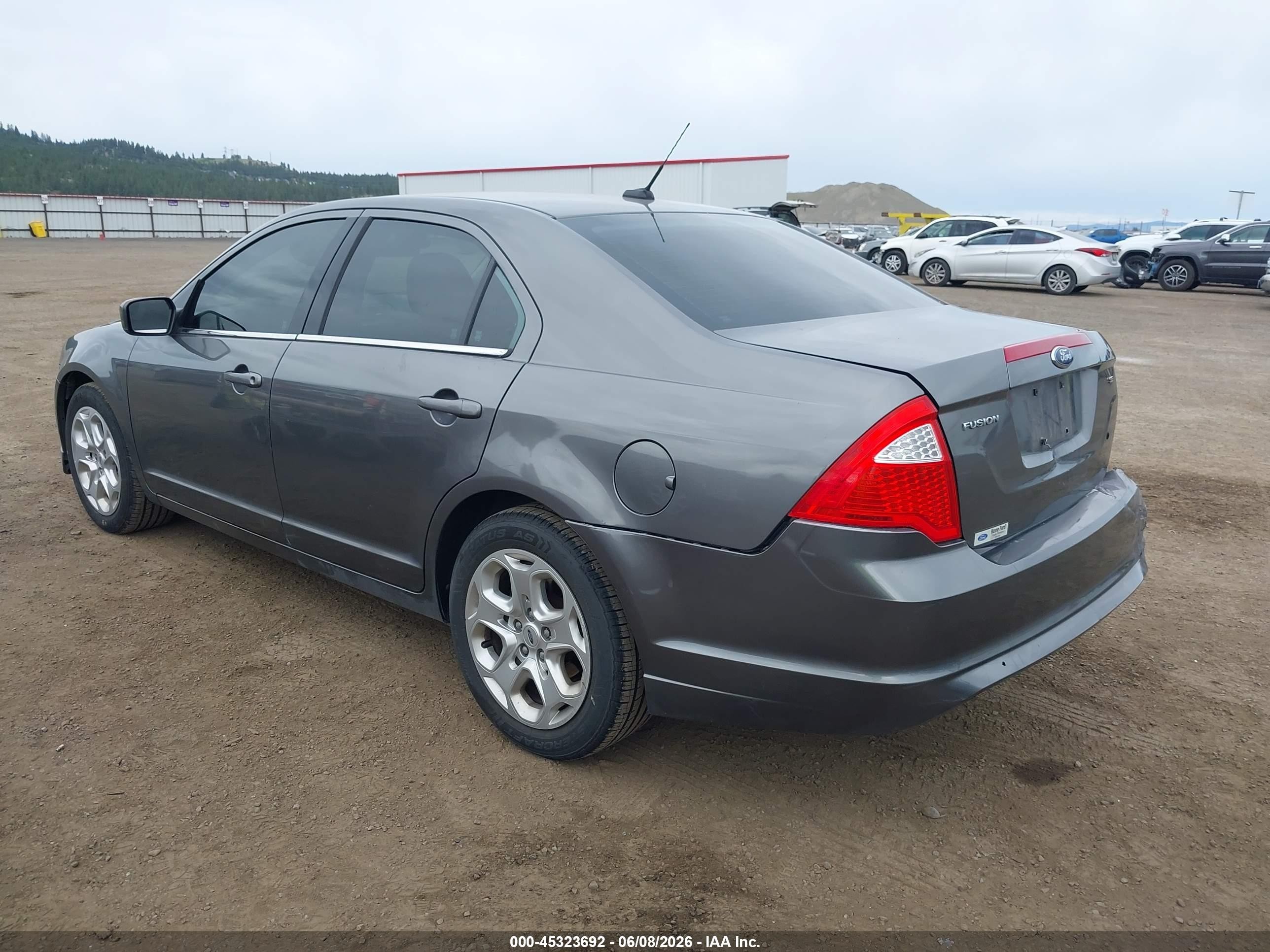 2010 Ford Fusion Se Gray vin: 3FAHP0HA0AR143663