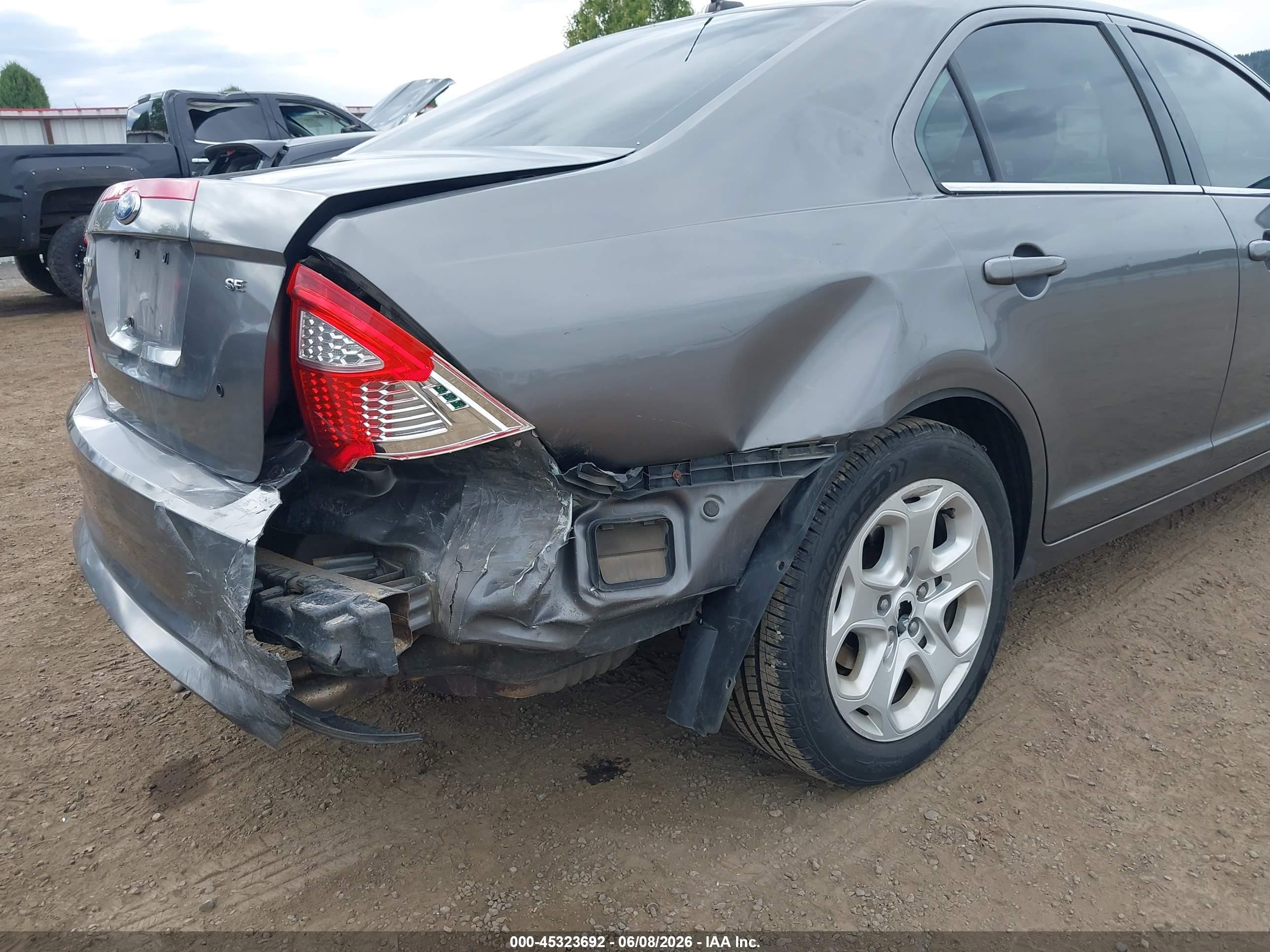 2010 Ford Fusion Se Gray vin: 3FAHP0HA0AR143663