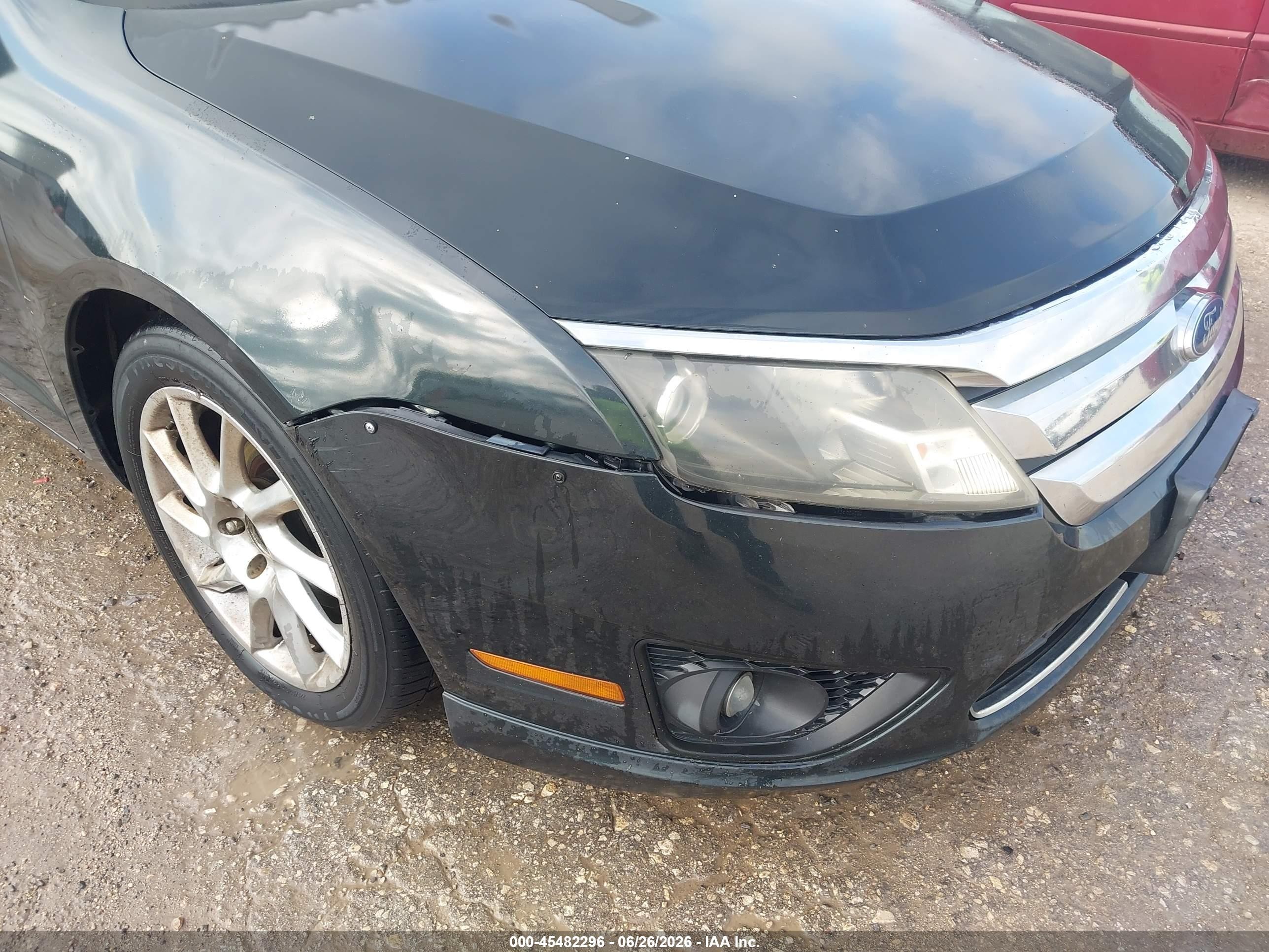 2010 Ford Fusion Se Green vin: 3FAHP0HA0AR147700