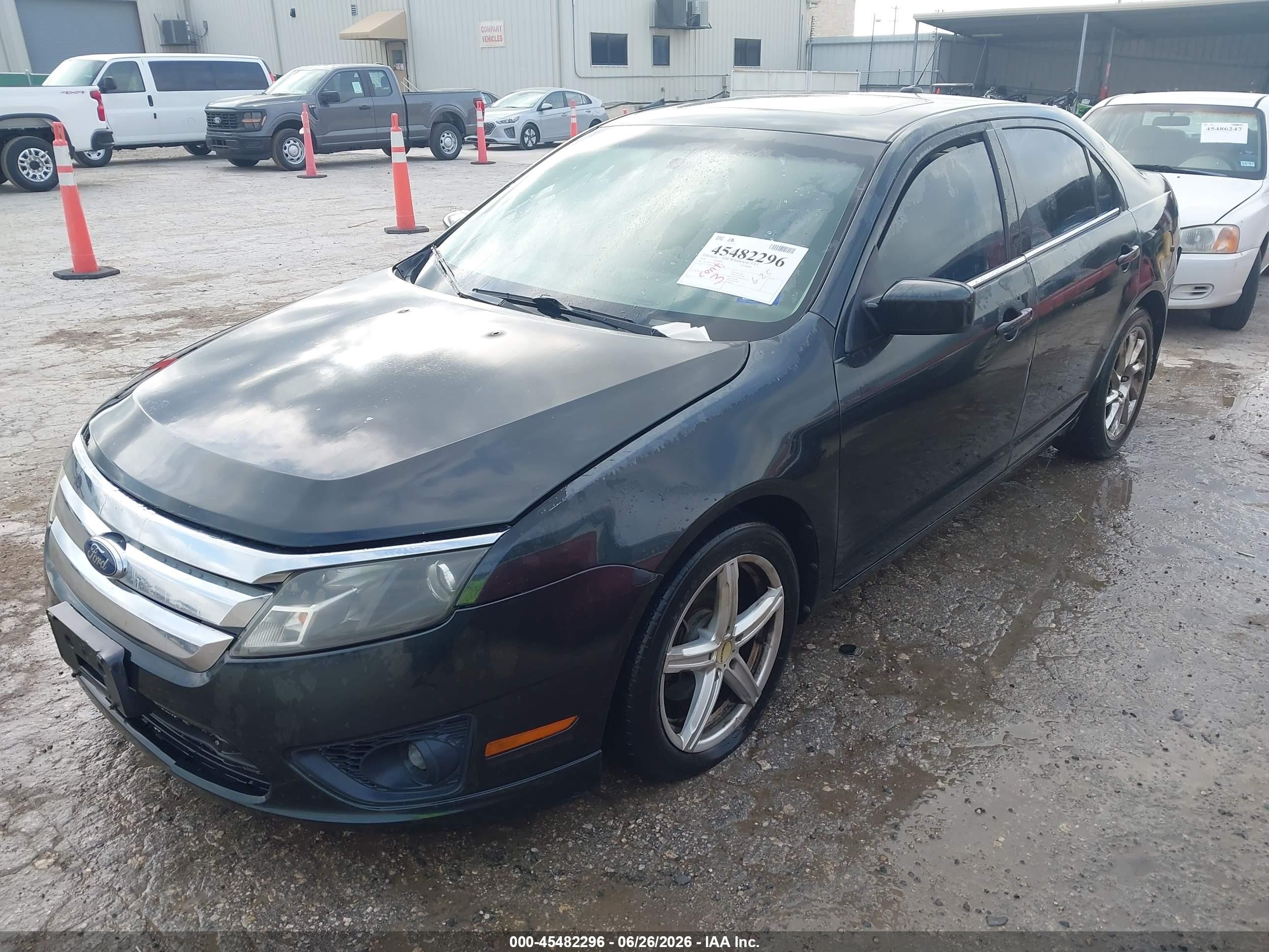 2010 Ford Fusion Se Green vin: 3FAHP0HA0AR147700