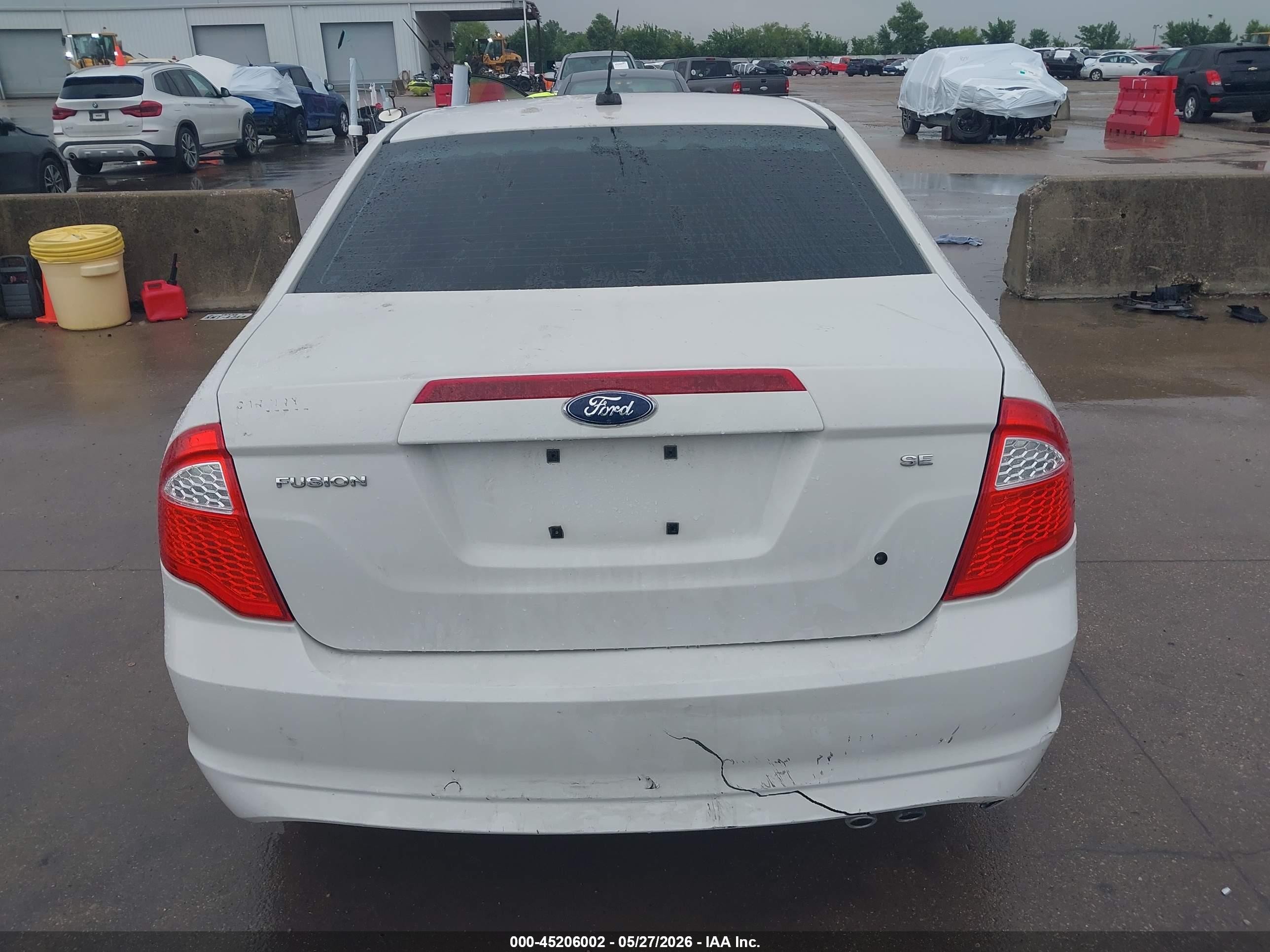 2010 Ford Fusion Se White vin: 3FAHP0HA0AR154050