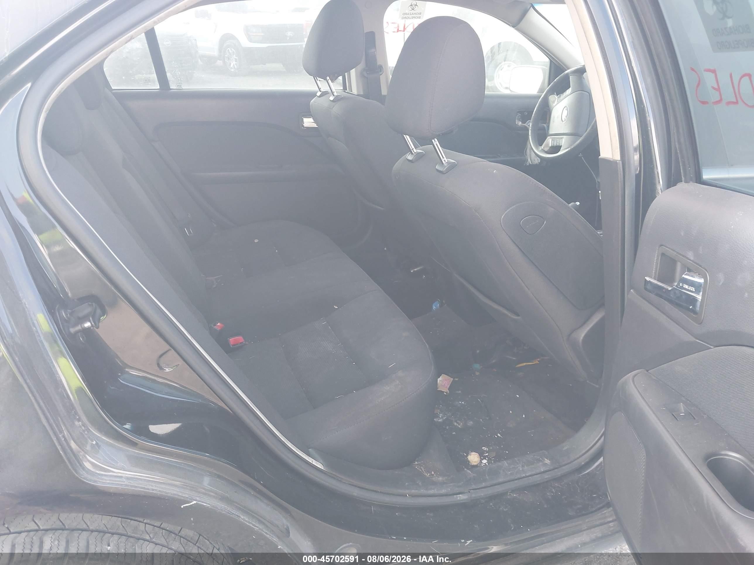 2010 Ford Fusion Se Black vin: 3FAHP0HA0AR160477