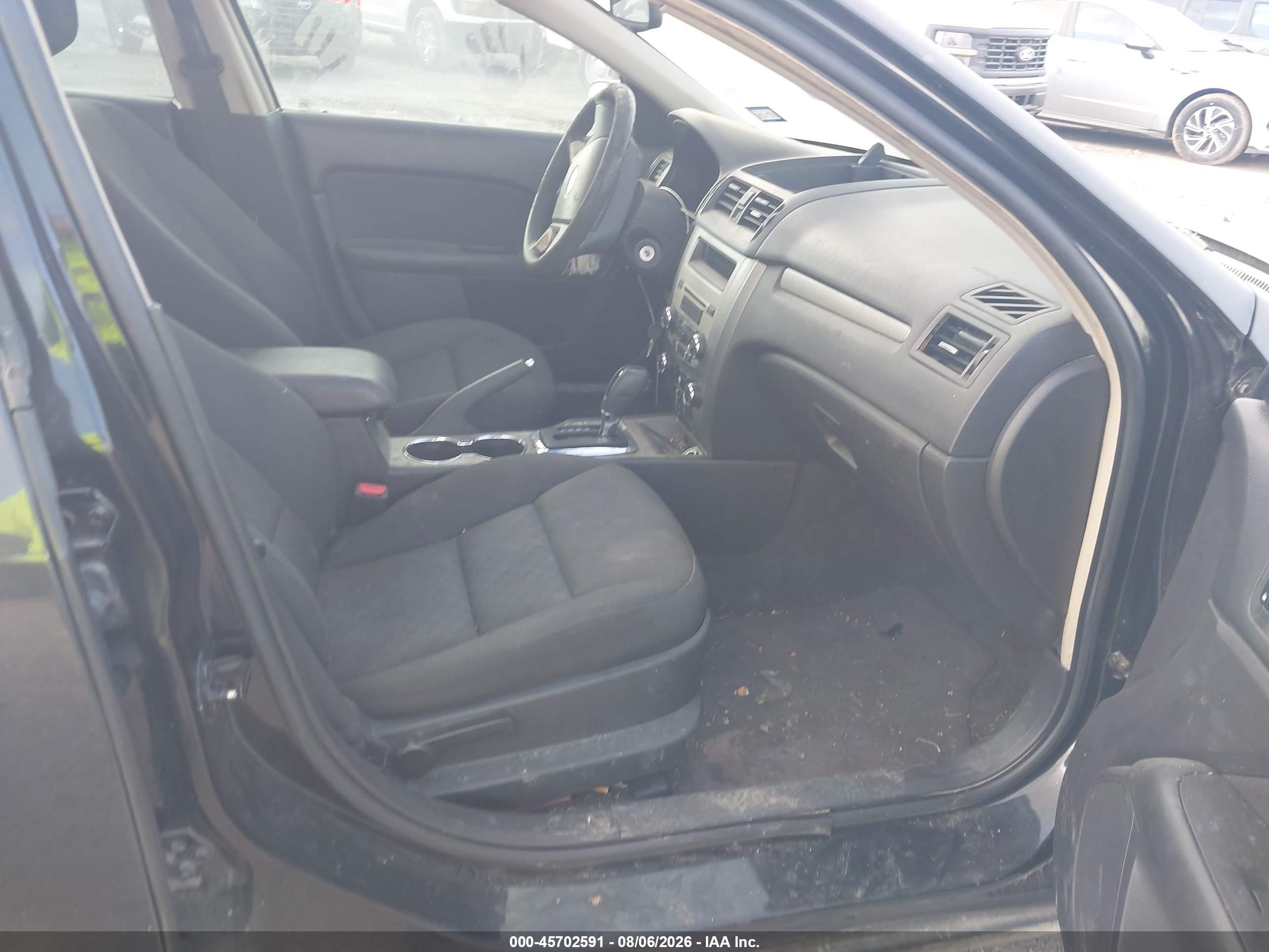 2010 Ford Fusion Se Black vin: 3FAHP0HA0AR160477