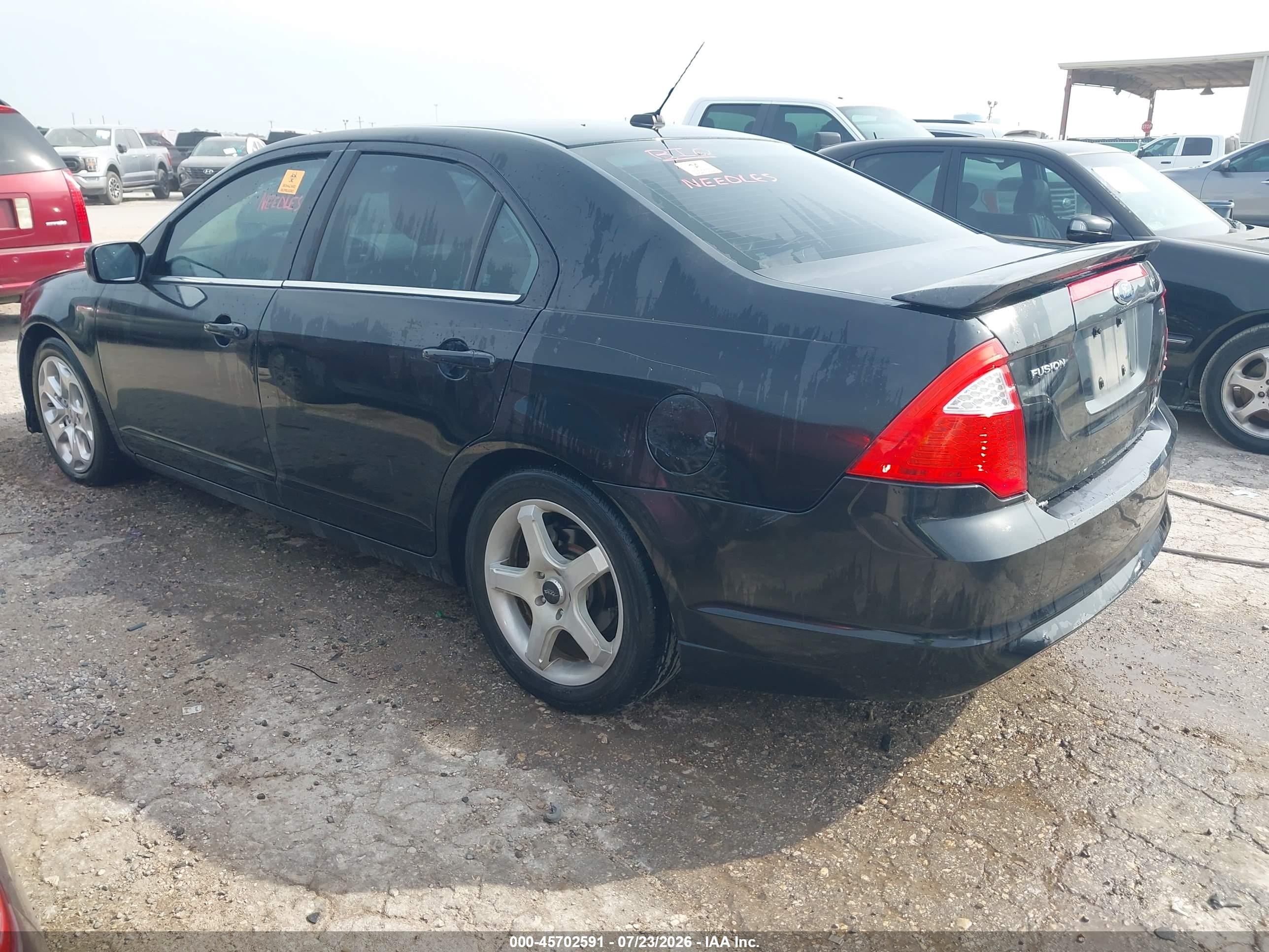 2010 Ford Fusion Se Black vin: 3FAHP0HA0AR160477