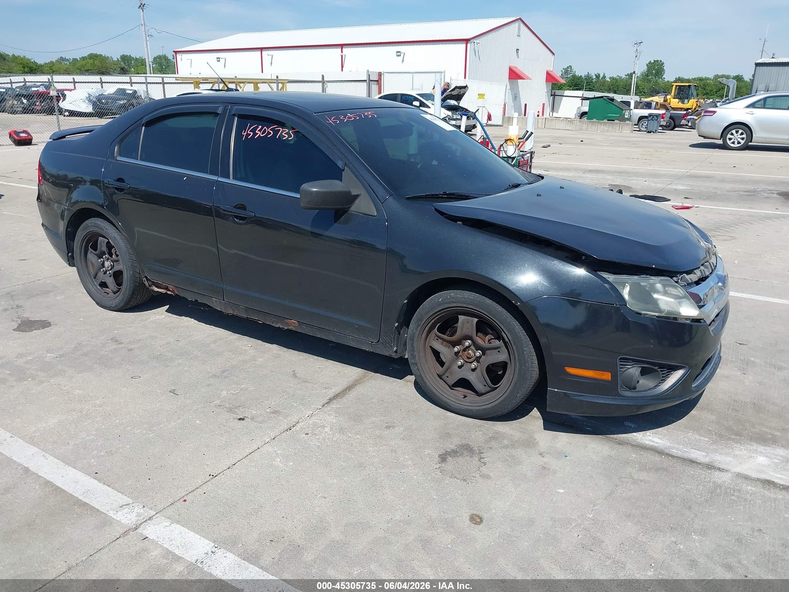 2010 Ford Fusion Se Black vin: 3FAHP0HA0AR169650