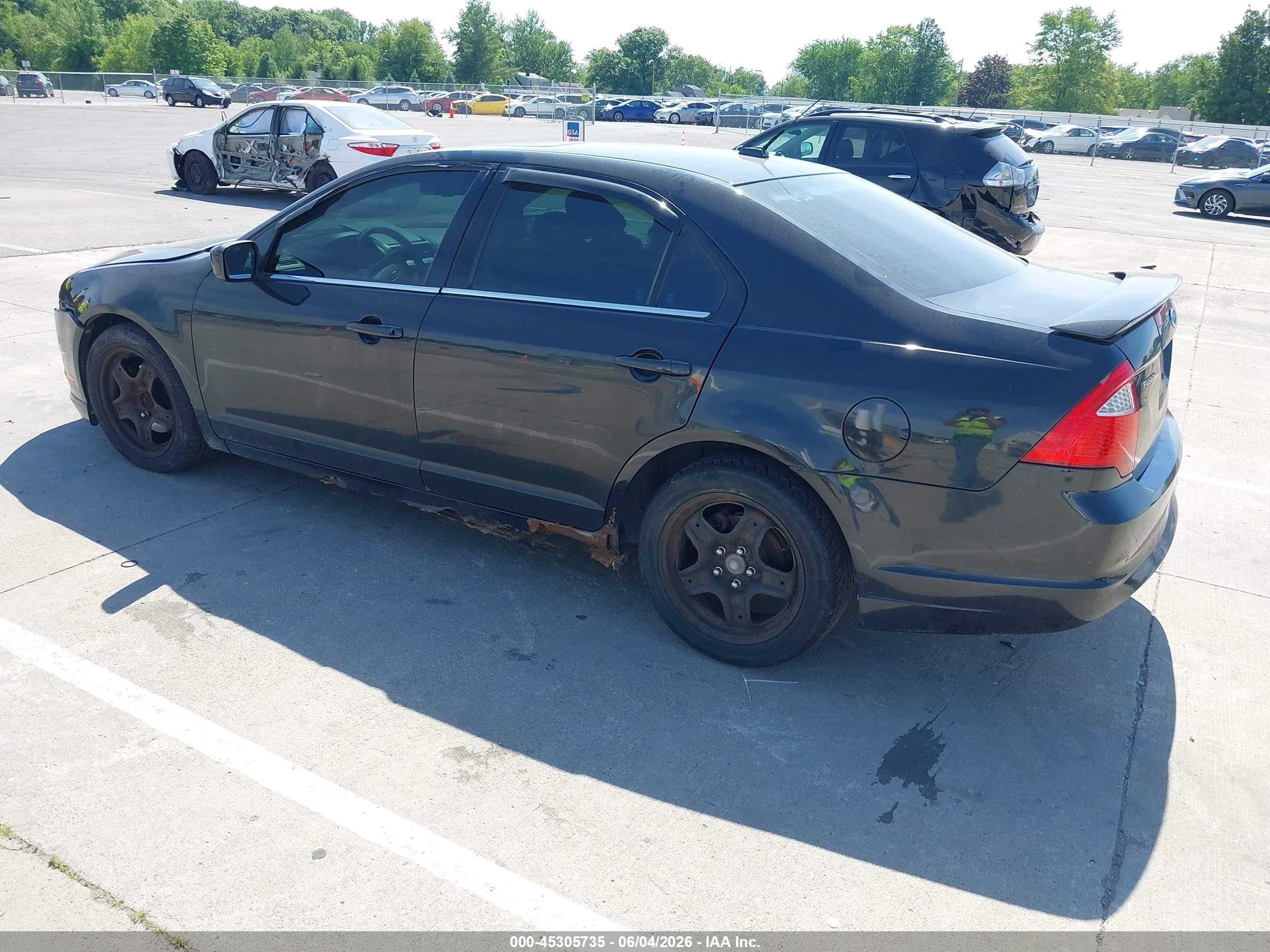 2010 Ford Fusion Se Black vin: 3FAHP0HA0AR169650