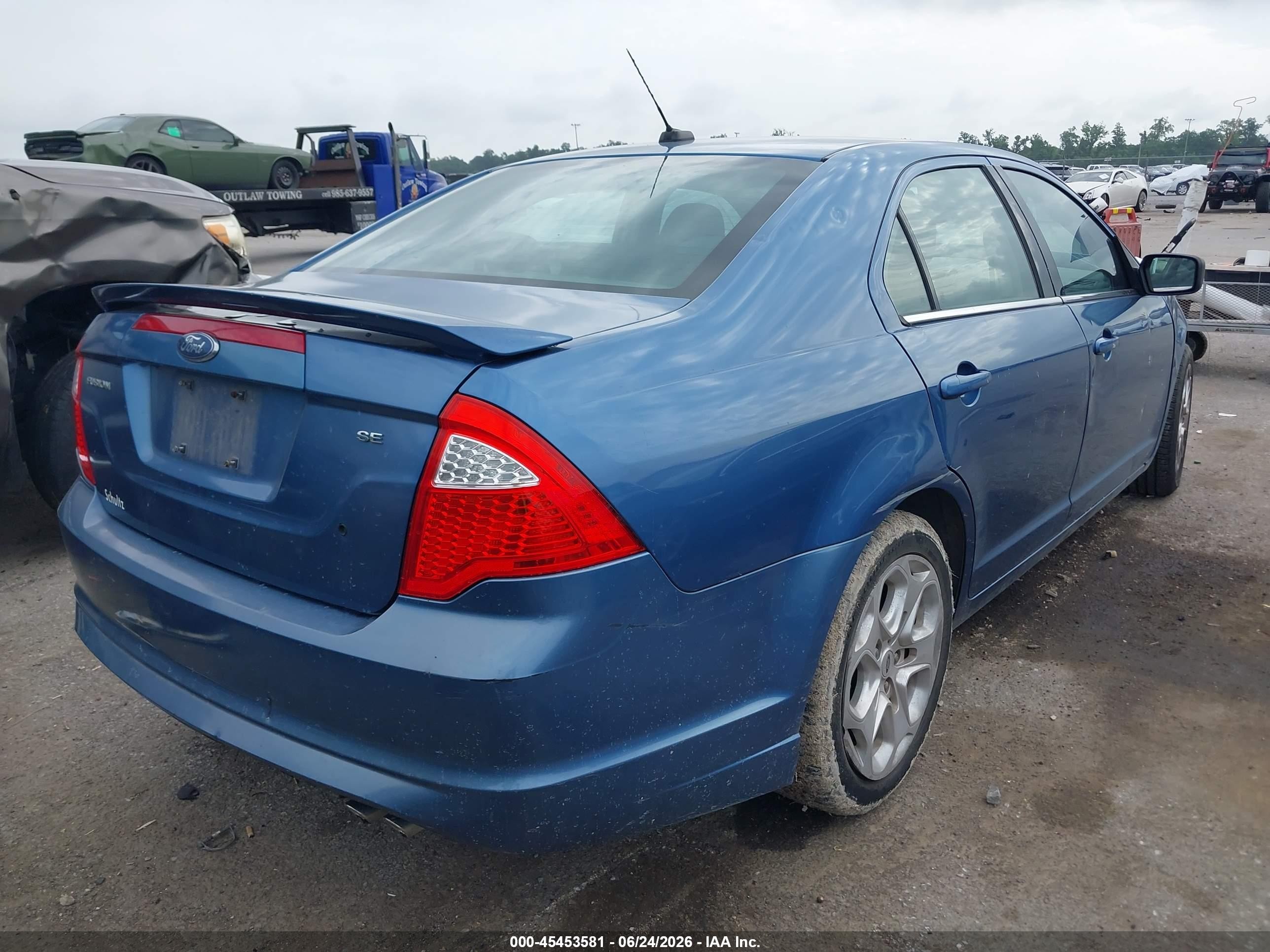 2010 Ford Fusion Se Синий vin: 3FAHP0HA0AR178445
