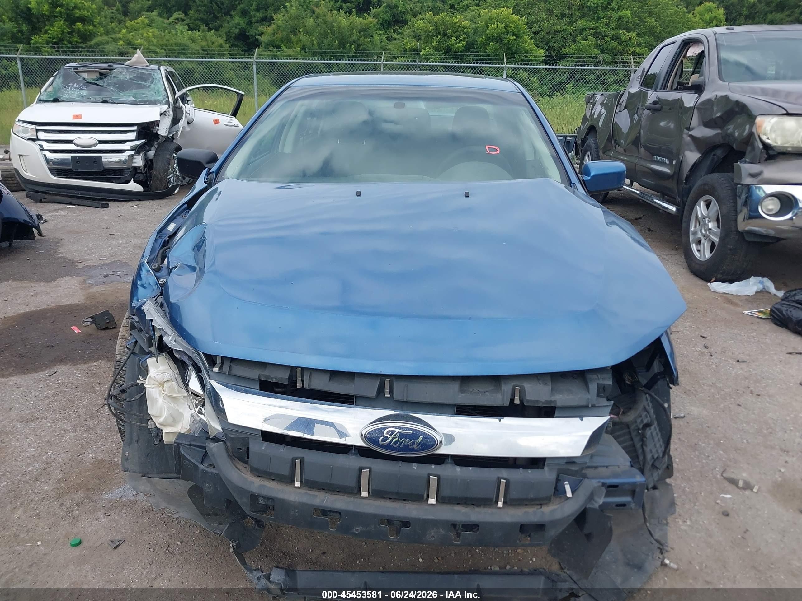 2010 Ford Fusion Se Синий vin: 3FAHP0HA0AR178445