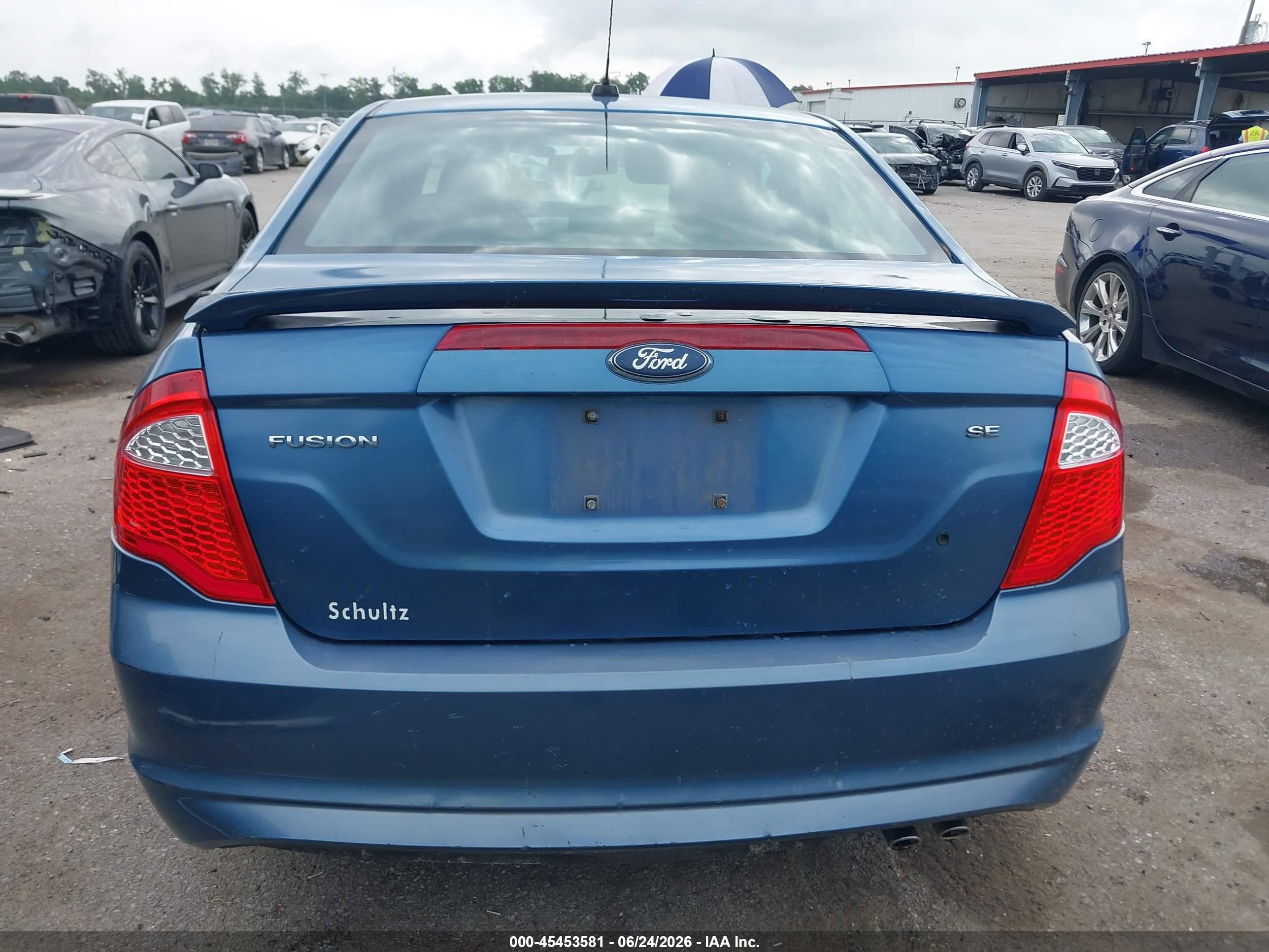 2010 Ford Fusion Se Синий vin: 3FAHP0HA0AR178445