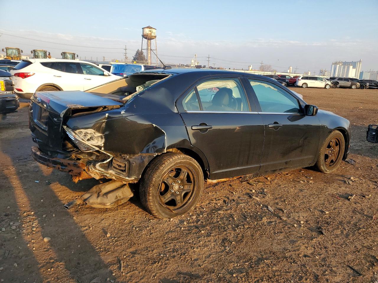 2010 Ford Fusion Se Черный vin: 3FAHP0HA0AR202534