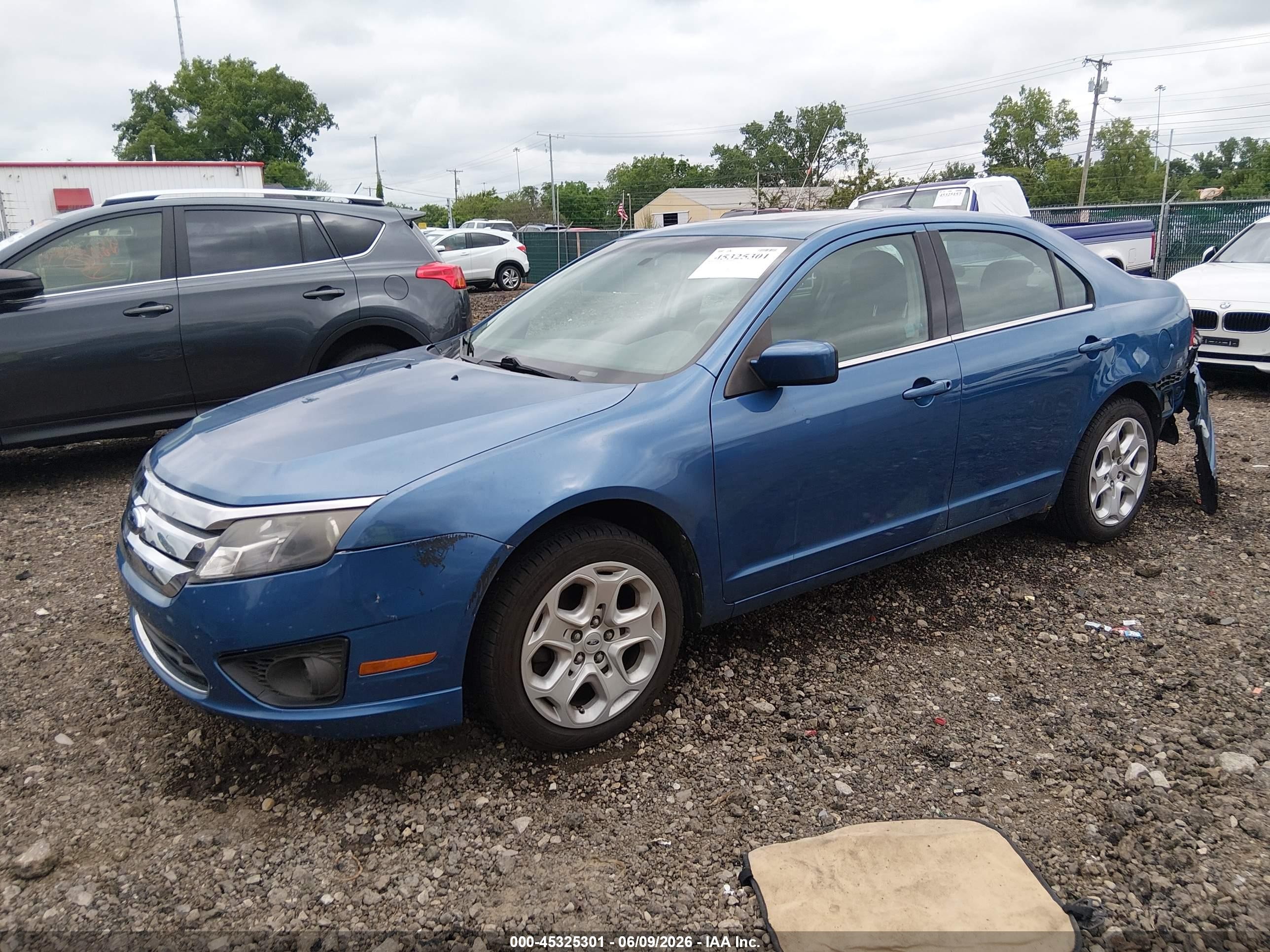 2010 Ford Fusion Se Blue vin: 3FAHP0HA0AR227420