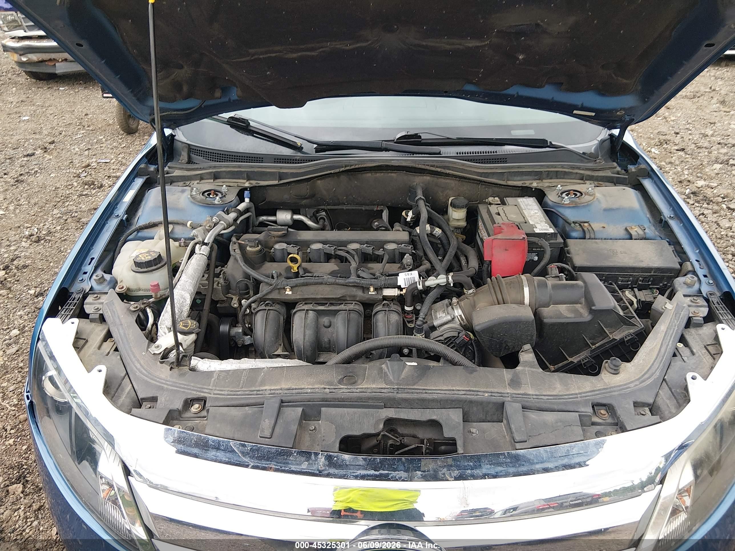 2010 Ford Fusion Se Blue vin: 3FAHP0HA0AR227420