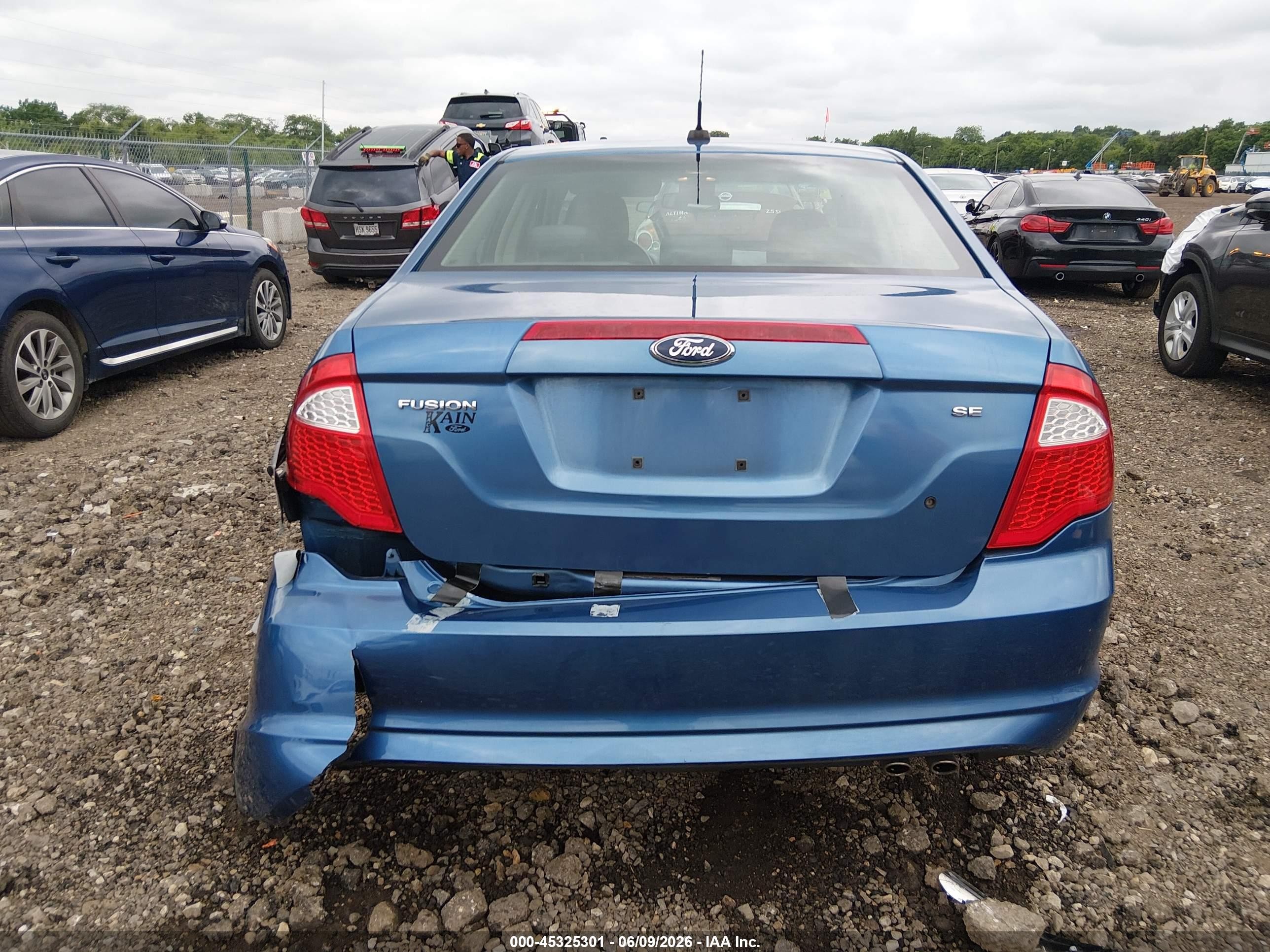 2010 Ford Fusion Se Blue vin: 3FAHP0HA0AR227420