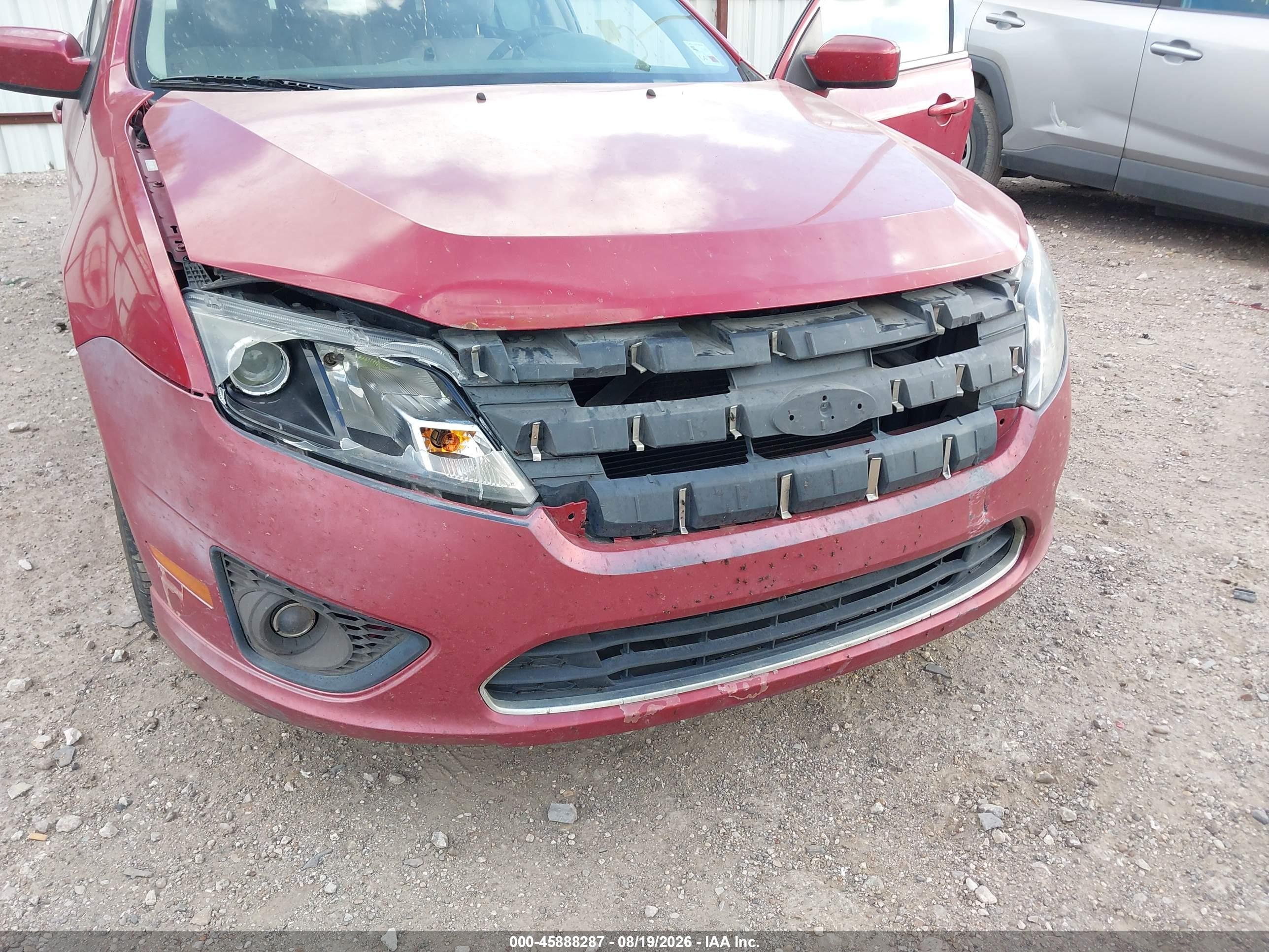 2010 Ford Fusion Se Red vin: 3FAHP0HA0AR233329