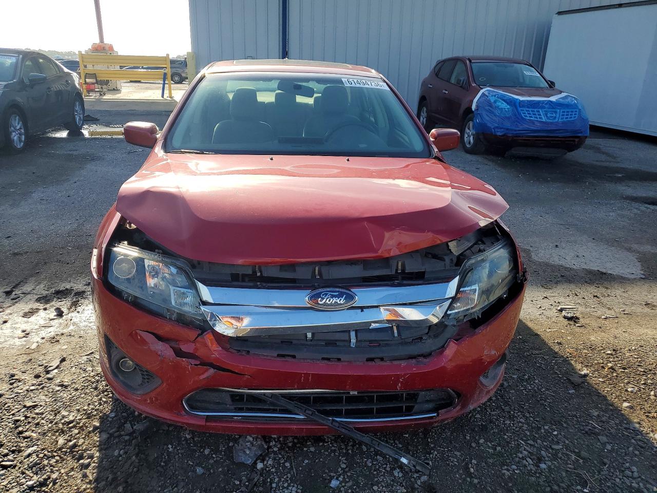 2010 Ford Fusion Se Burgundy vin: 3FAHP0HA0AR258506