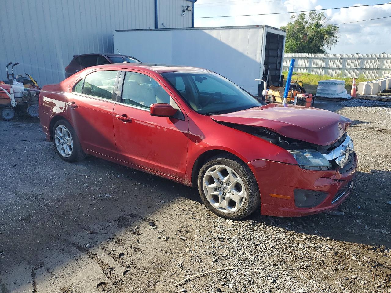 2010 Ford Fusion Se Burgundy vin: 3FAHP0HA0AR258506