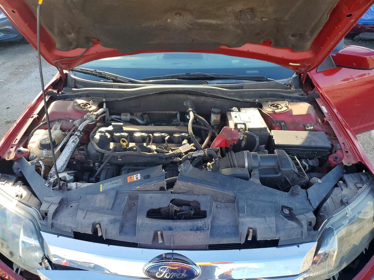 2010 Ford Fusion Se Burgundy vin: 3FAHP0HA0AR258506